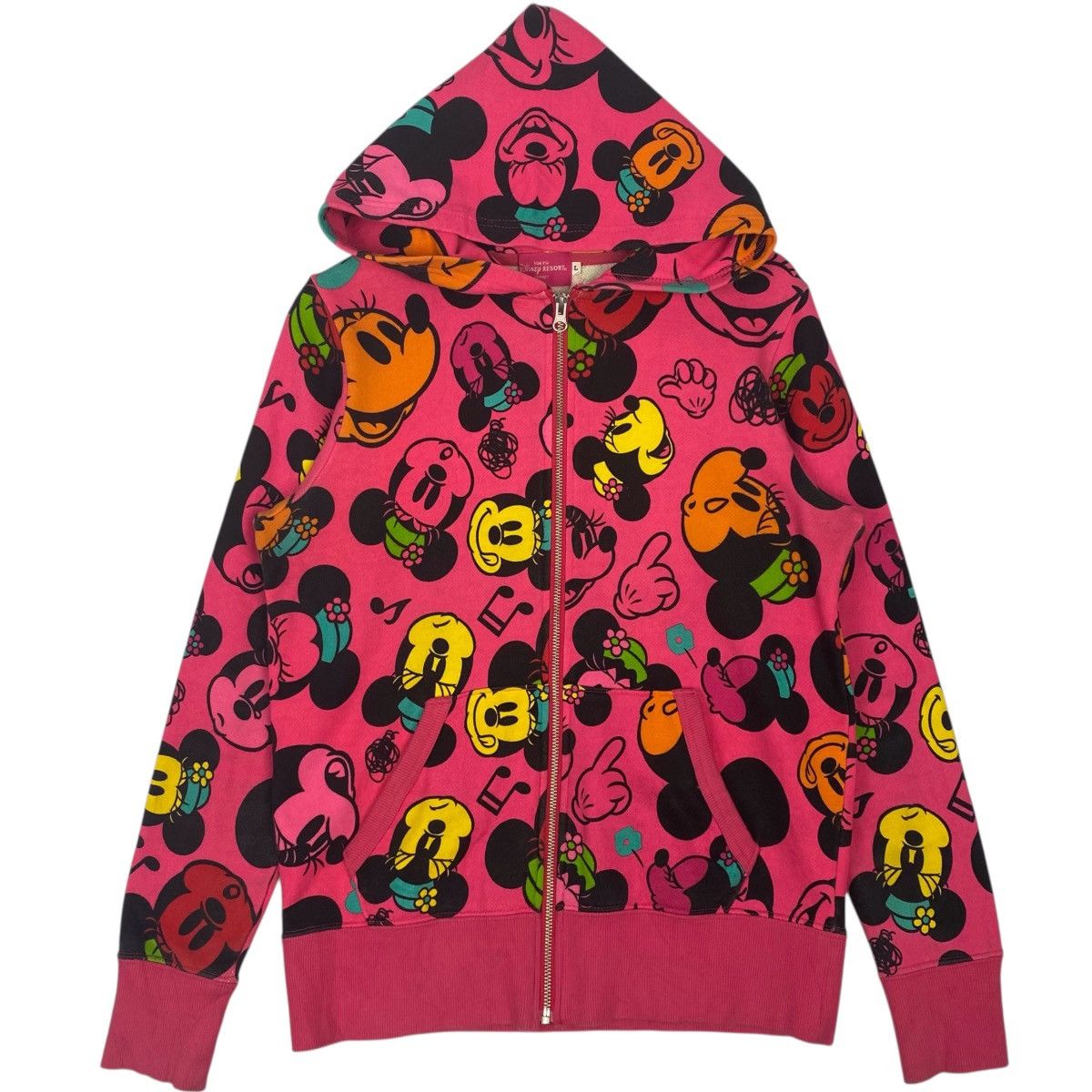 Other Vintage Disney Hoodie Sweater Pink Pullover Size L Size US L / EU 52-54 / 3 - 1 Thumbnail