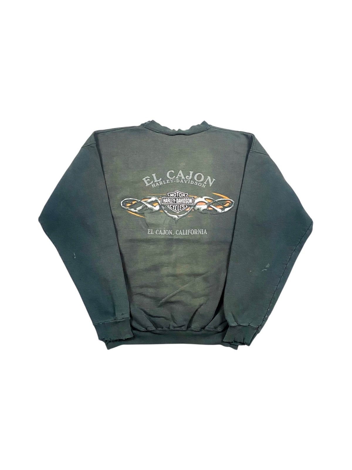 Harley Davidson Grail Vintage y2k 2006 Harley Davidson El Cajon Distressed Size US M / EU 48-50 / 2 - 1 Thumbnail