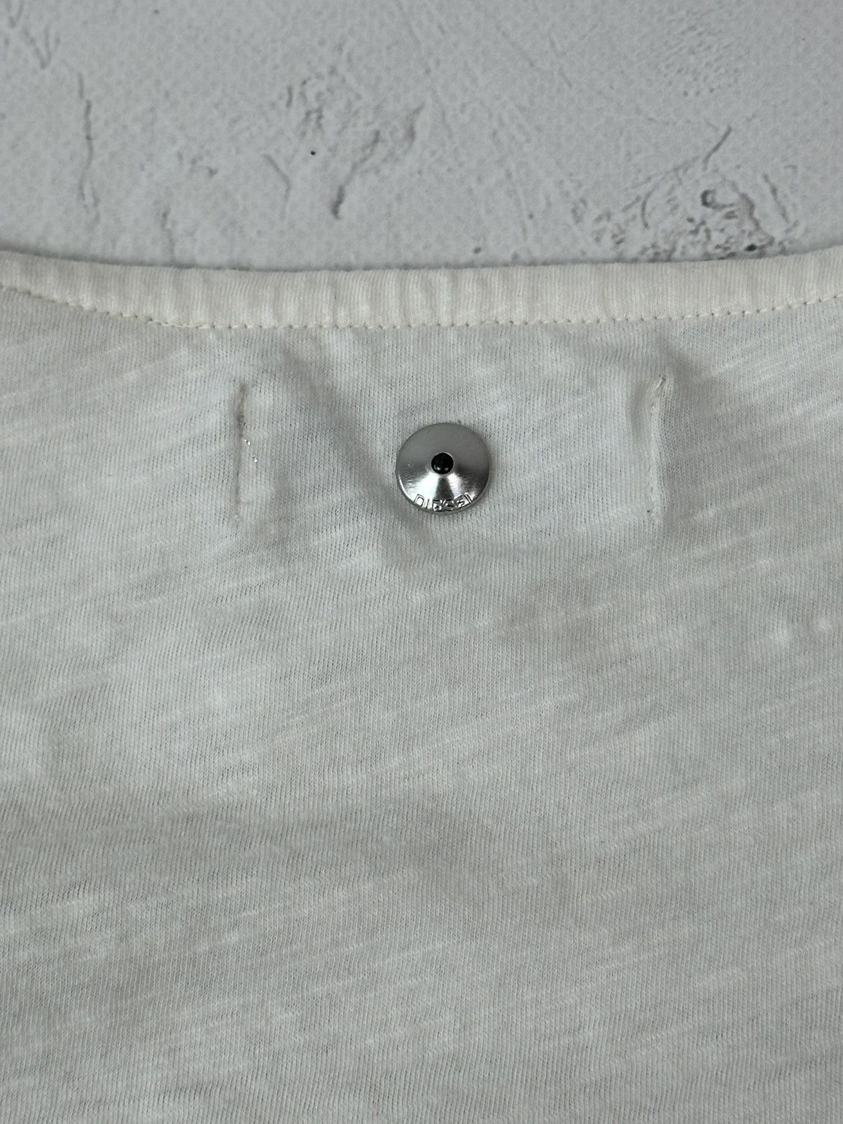 Diesel Vintage Diesel Stars Ivory Sleeveless Top Size L / US 10 / IT 46 - 9 Thumbnail