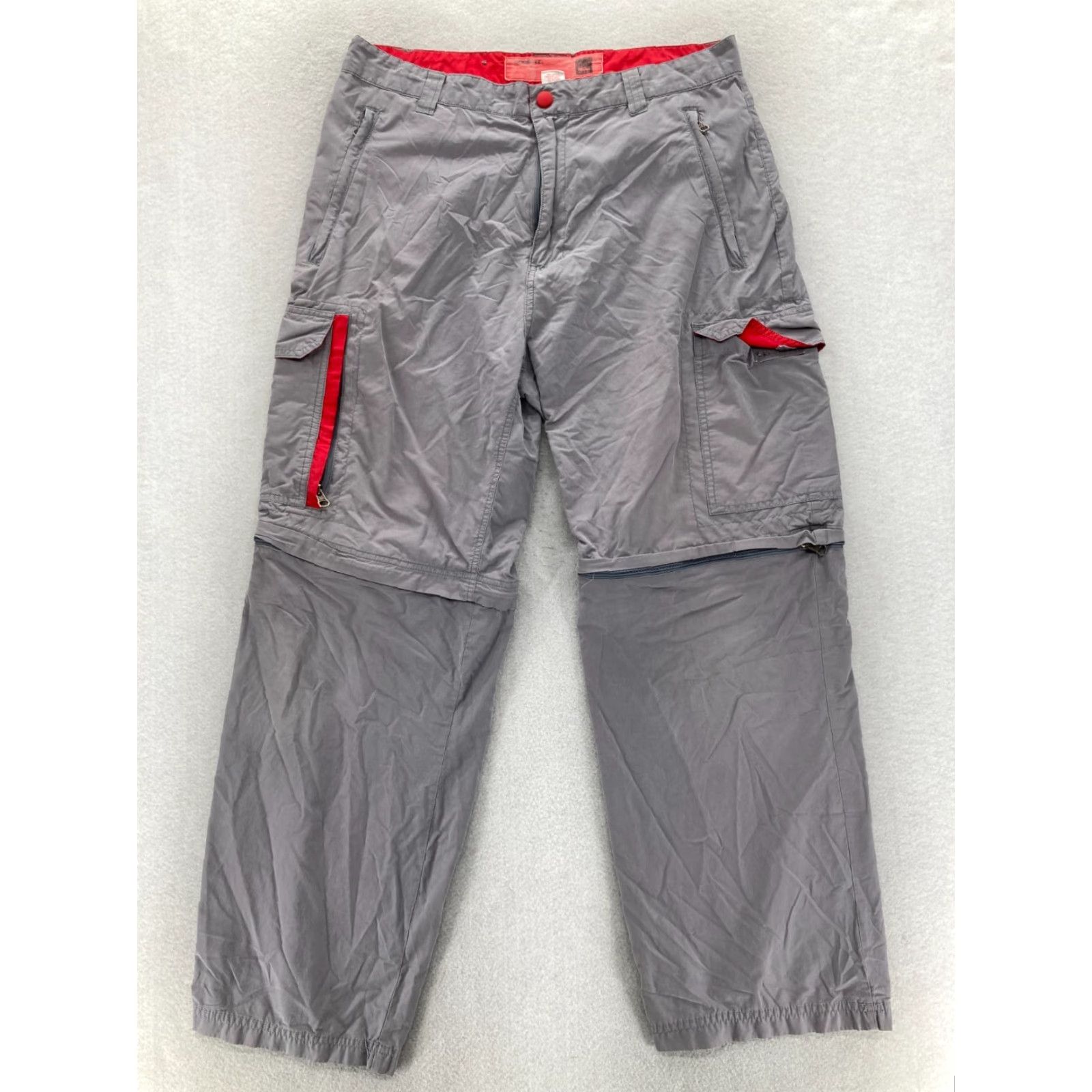 Mossimo Mossimo Cargo Pants Mens 34x30 Gray Loose Skater Gorpcore Convertible Cargo Pants Size US 34 / EU 50 - 2 Thumbnail