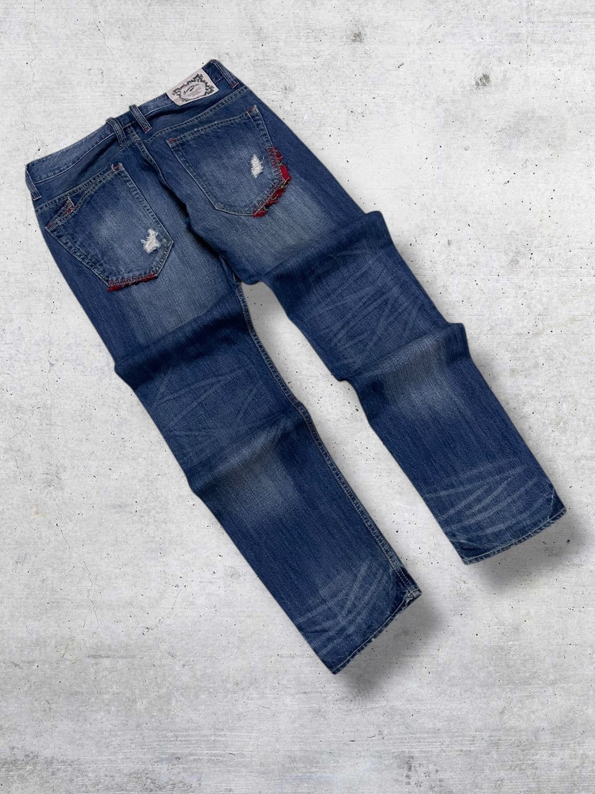 Hysteric Glamour VINTAGE ROOT THREE JAPAN DESIGNER 90S OG GRUNGE KURT DENIM Size US 31 - 10 Thumbnail