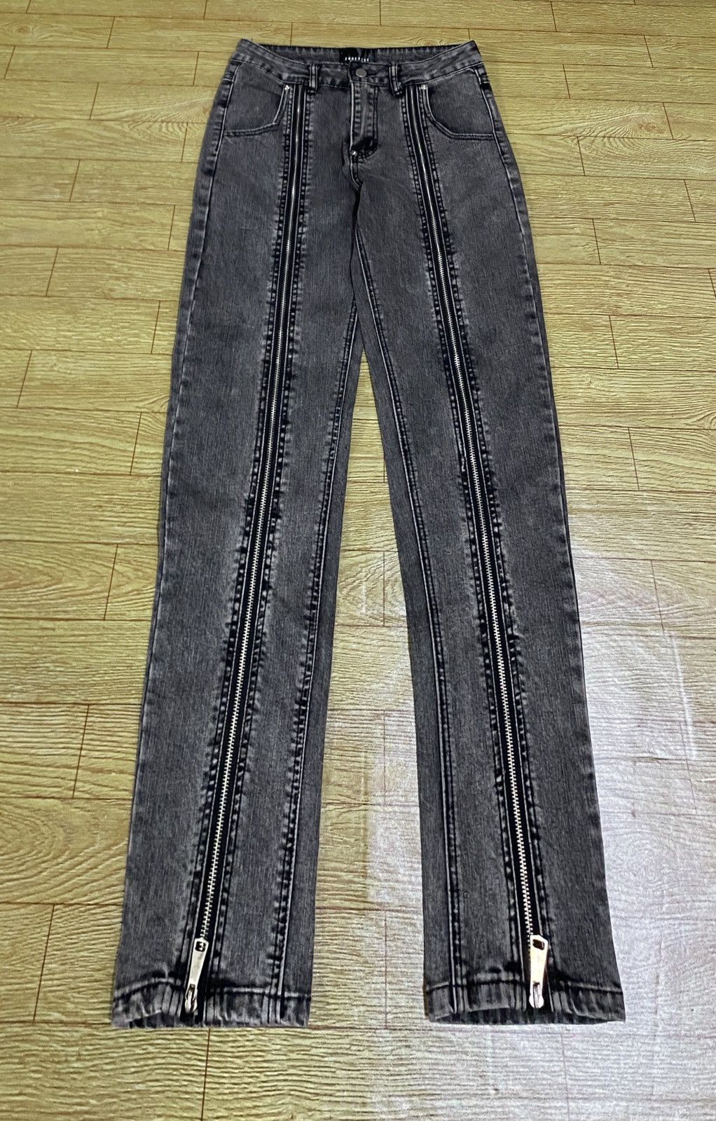 If Six Was Nine Very Rare Vintage Japanese Brand Endevice Zipper Jeans 2000s Size US 28 / EU 44 - 1 Thumbnail
