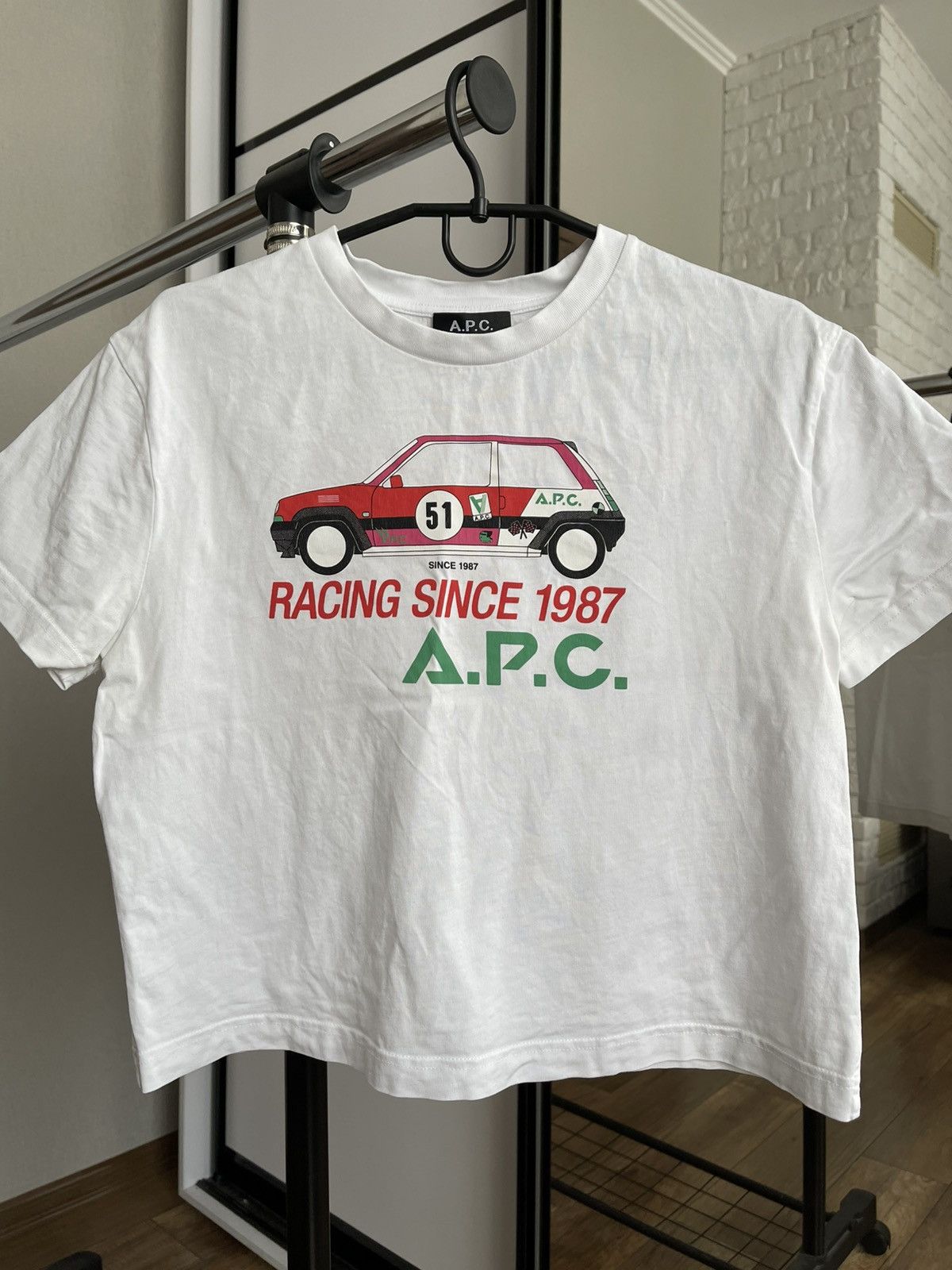 A.P.C. APC Rue Madame Paris T-Shirt Tee Size L / US 10 / IT 46 - 5 Thumbnail
