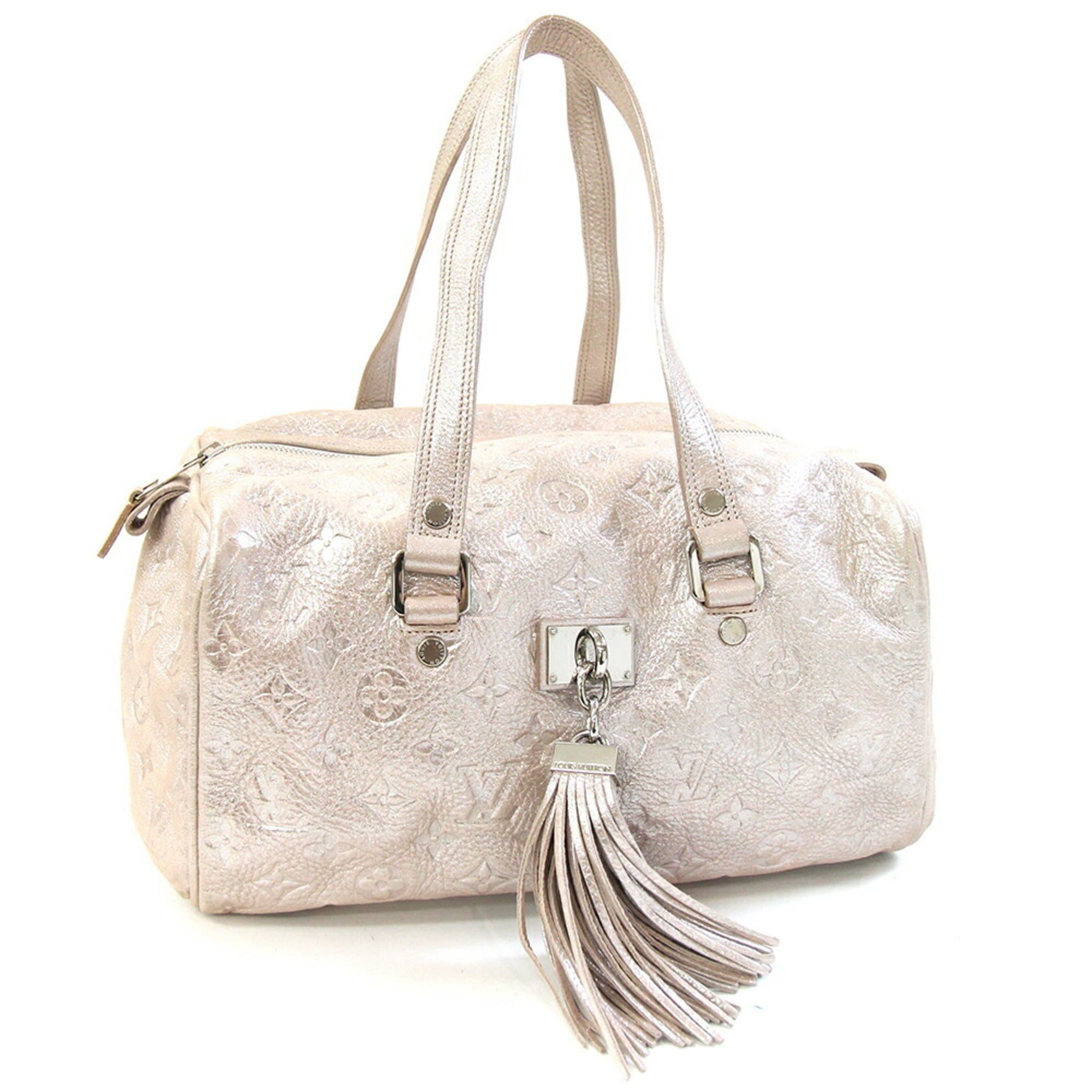 Louis Vuitton Monogram Shima Comet Handbag M95818 Beige Tassel Light Pink Women's LOUIS VUITTON