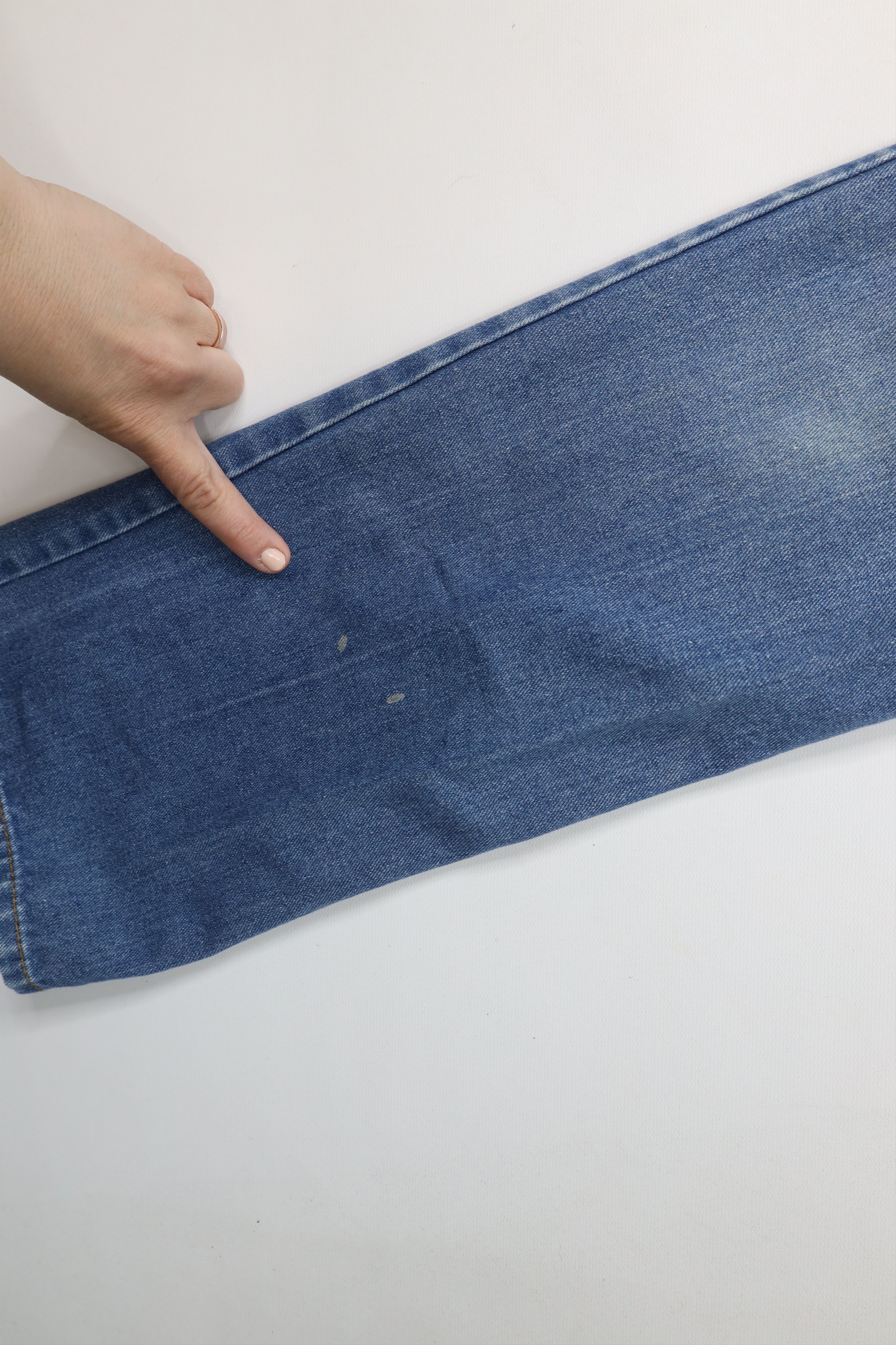 Vintage Vintage 80s 90s Streetwear Flared Denim Jeans Blue Size 32" / US 10 / IT 46 - 5 Thumbnail