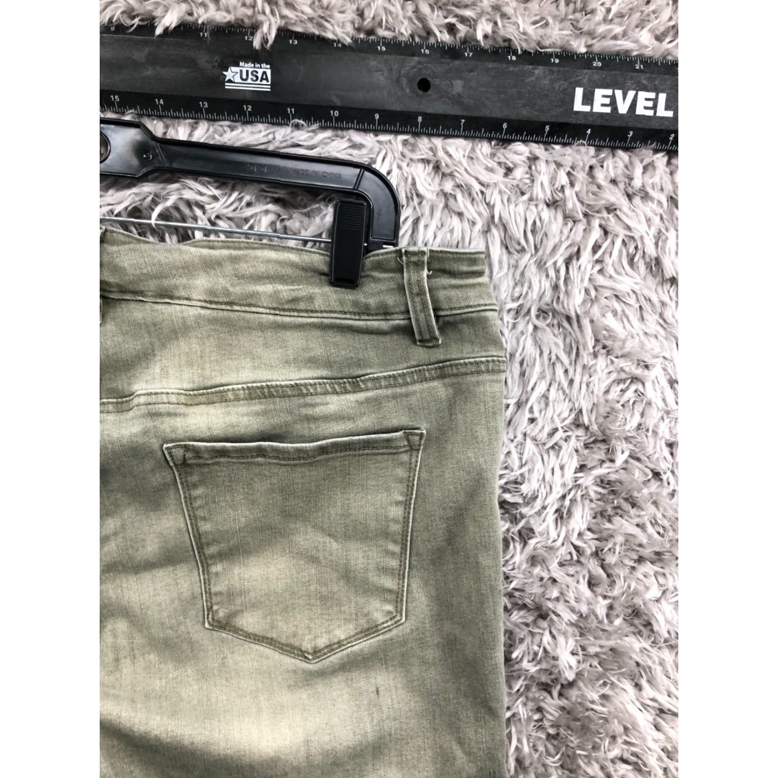 Avenue Avenue Denim Jeans Capri Size 14 Womens Regular Green Medium Wash Size 36" / US 14 / IT 50 - 7 Thumbnail