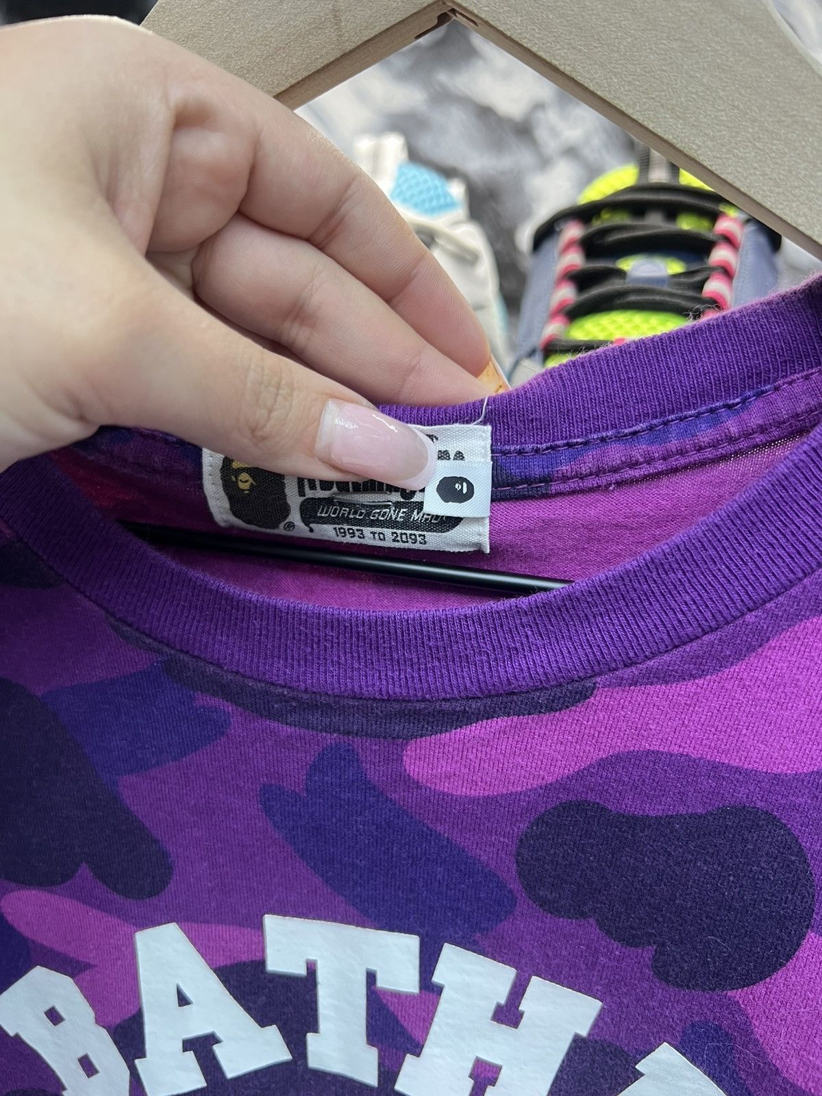 Bape Bape Color Camo College Tee Size US M / EU 48-50 / 2 - 9 Thumbnail