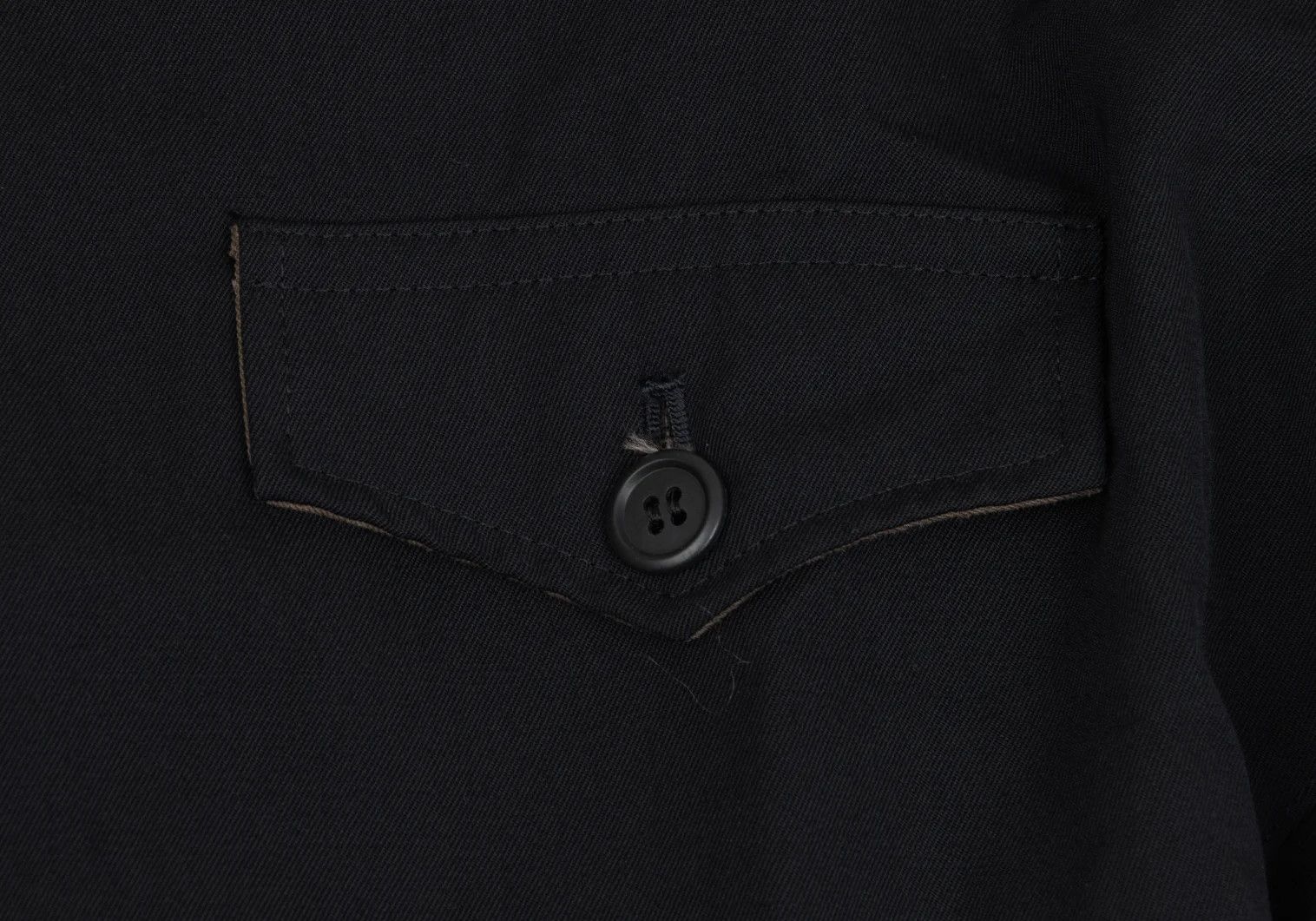 Yohji Yamamoto Yohji Yamamoto Wool Gabardine Pocket Shirt Jacket Size US M / EU 48-50 / 2 - 5 Thumbnail