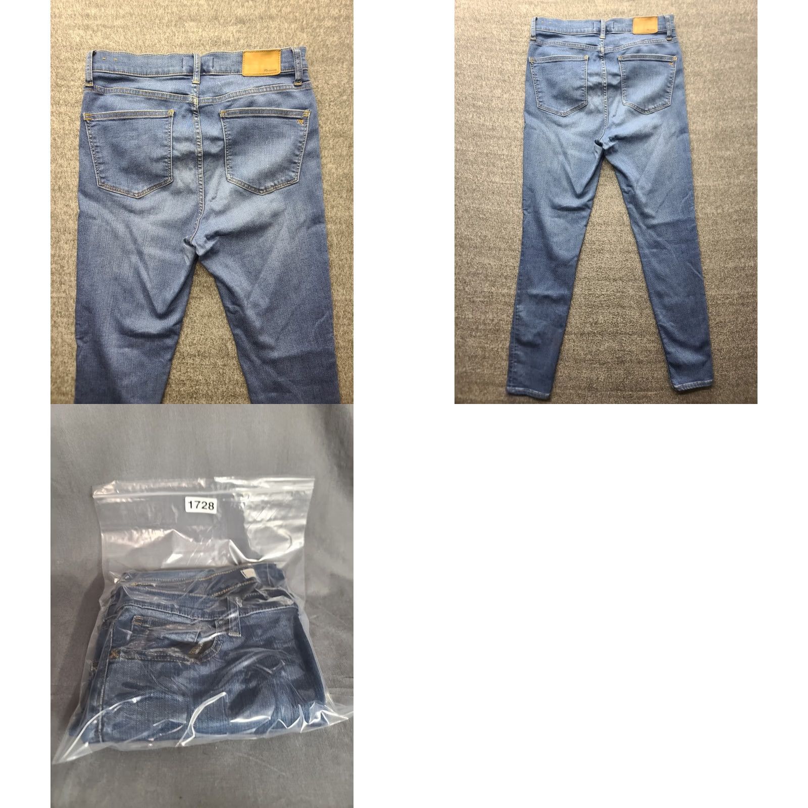 Madewell Madewell Roadtripper Jeans Womens 29x30 Regular High Rise Stretch Denim Blue 5-Pocket Bohemian City Preppy Modern Slim/Regular Fit Jeans Size 29" - 9 Thumbnail