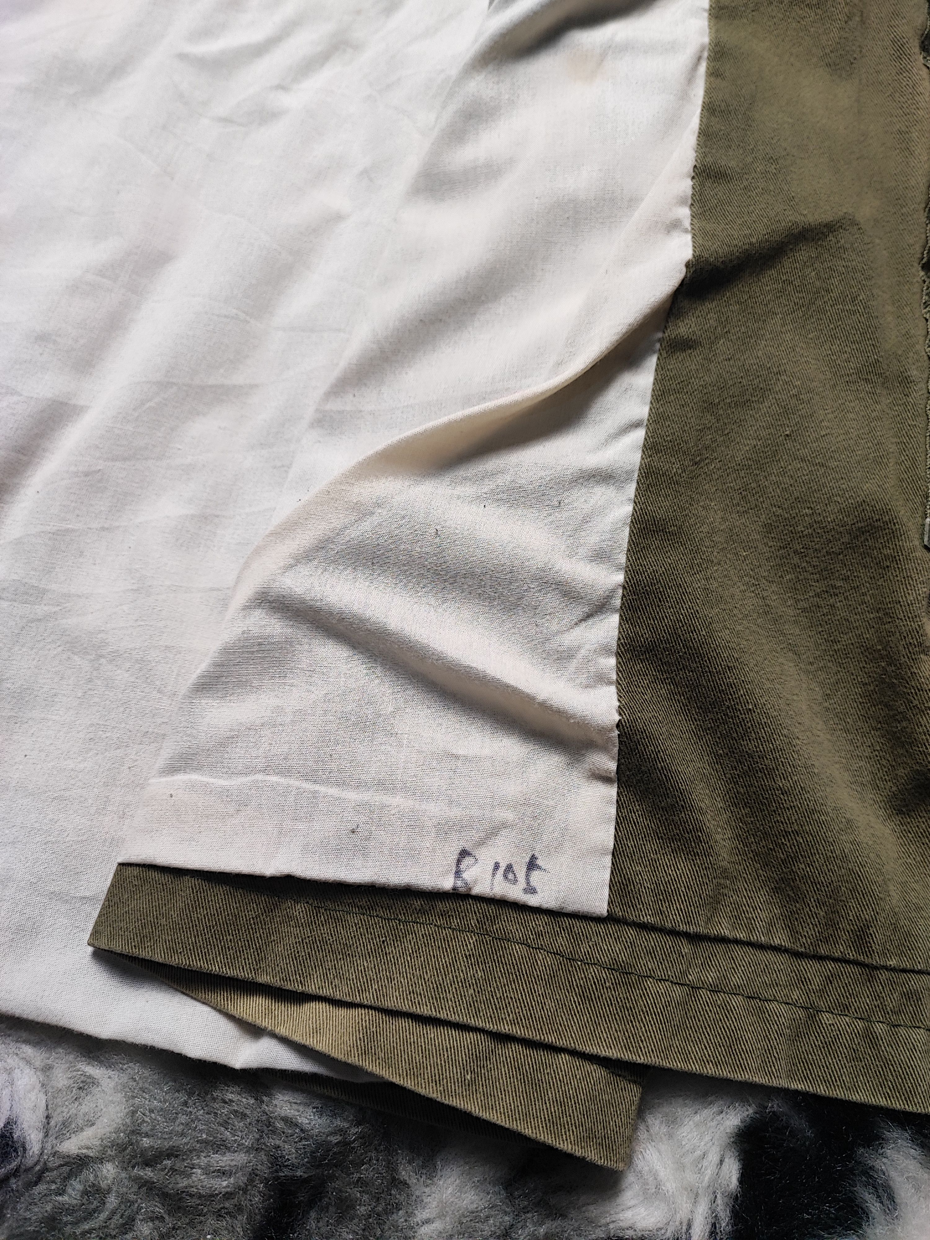 Vintage Vintage Faded Olive Military Field Jacket Utility Coat Size US M / EU 48-50 / 2 - 14 Thumbnail