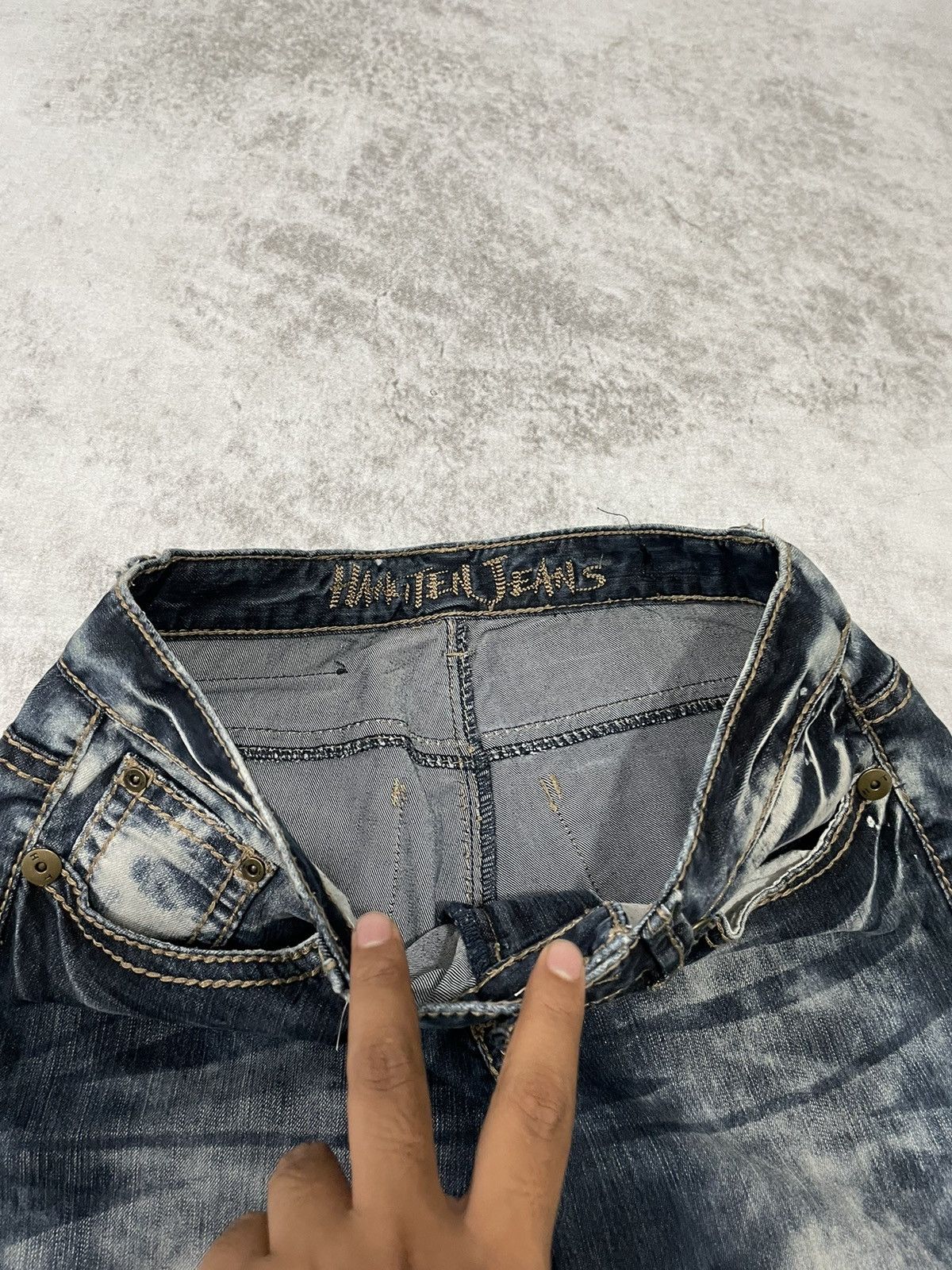 Hysteric Glamour × If Six Was Nine × Le Grande Bleu (L.G.B.) 2000s hangten japan bootcut acid wash denim Y2k style Size US 30 / EU 46 - 5 Thumbnail