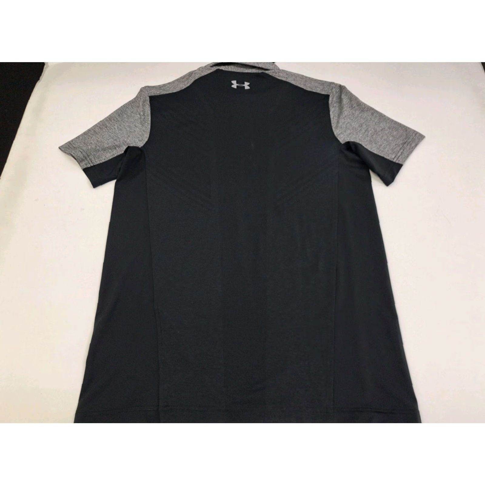 Under Armour Under Armour Polo Fitted Short Sleeve Golf NWT Mens S Black/Grey Threadborne Heatgear Size US S / EU 44-46 / 1 - 4 Thumbnail