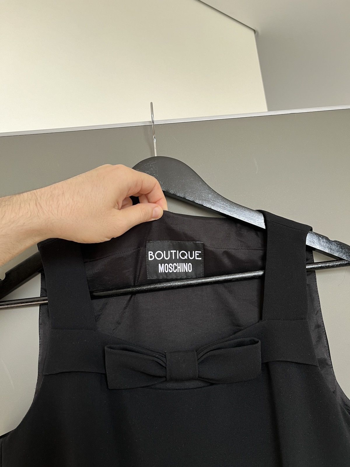 Boutique Moschino Boutique Moschino Classic Black Dress Size M / US 6-8 / IT 42-44 - 5 Thumbnail