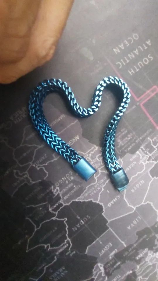 Other 8MM Curb Chain Link Bracelet Stainless Bangles Gift For Him Size ONE SIZE - 1 Thumbnail