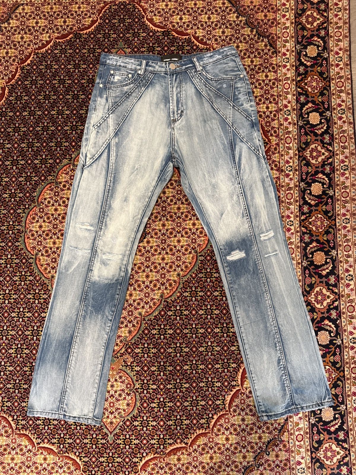 Homme + Femme La Homme Femme LA flared denim Size US 34 / EU 50 - 1 Thumbnail