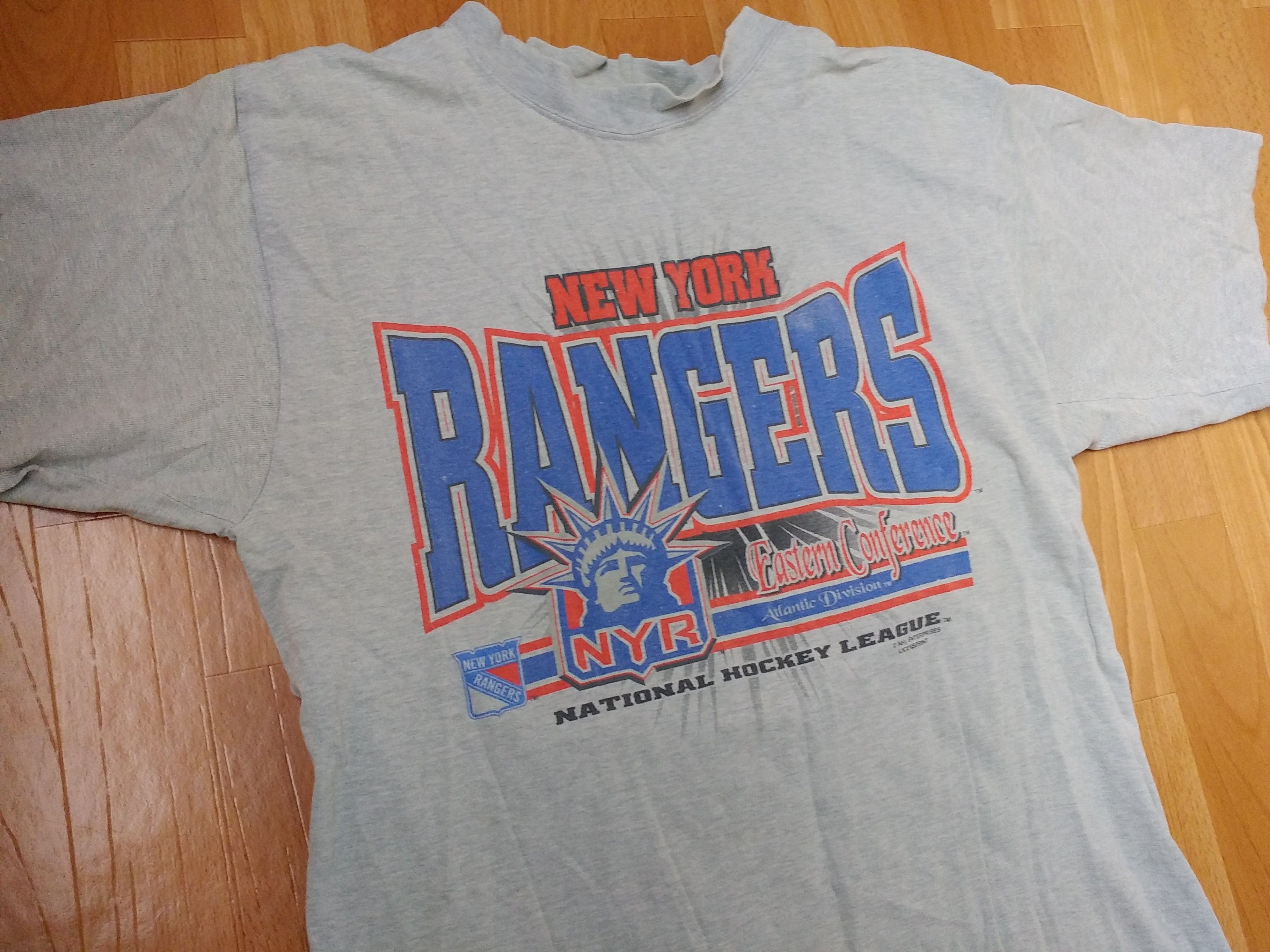 NHL NHL New York Rangers jersey, vintage hockey t-shirt, 90s L Size US L / EU 52-54 / 3 - 2 Thumbnail