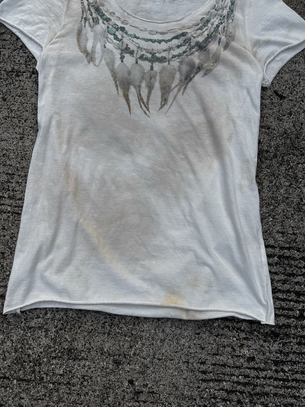 Japanese Brand × KMRii × Le Grande Bleu (L.G.B.) G.O.A. 00’s Feather Necklace Tee Size US S / EU 44-46 / 1 - 7 Thumbnail