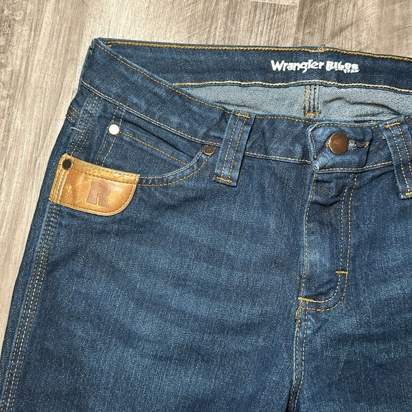 Wrangler Wrangler Riggs Strong Boot Cut Work Jeans - 6 Size 28" / US 6 / IT 42 - 5 Thumbnail