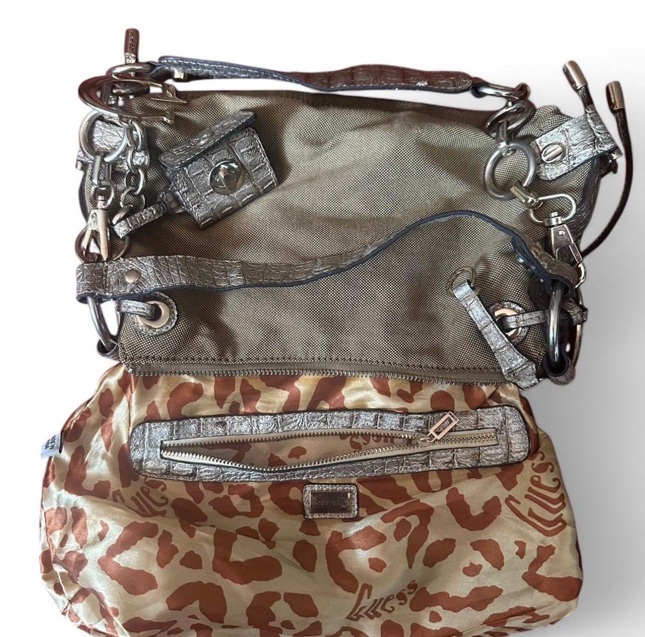 Guess Vintage Guess big USA logo baguette bag Size ONE SIZE - 5 Thumbnail