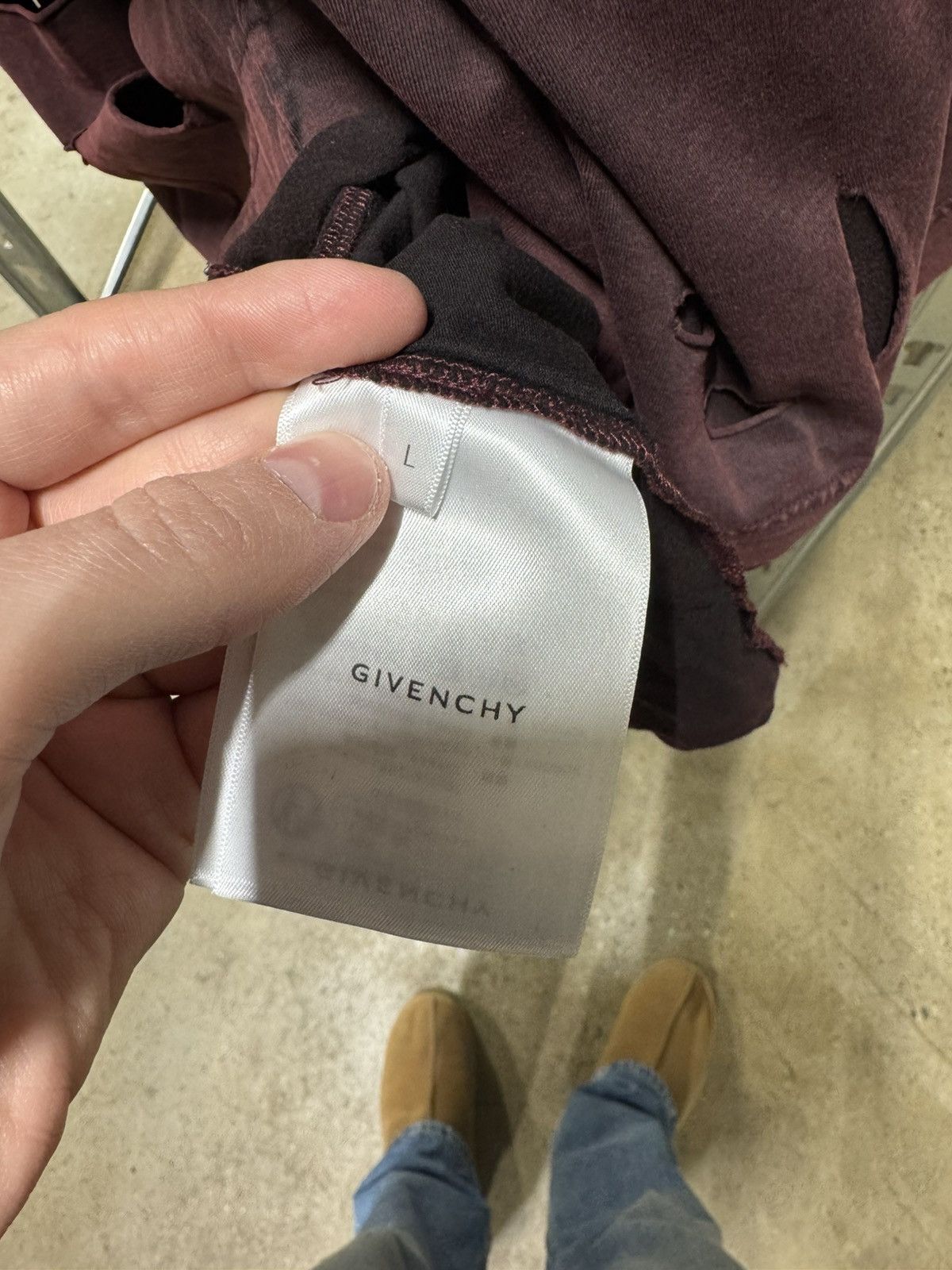 Givenchy Givenchy Cut Out T-Shirt NEW 900$ Size US L / EU 52-54 / 3 - 4 Thumbnail