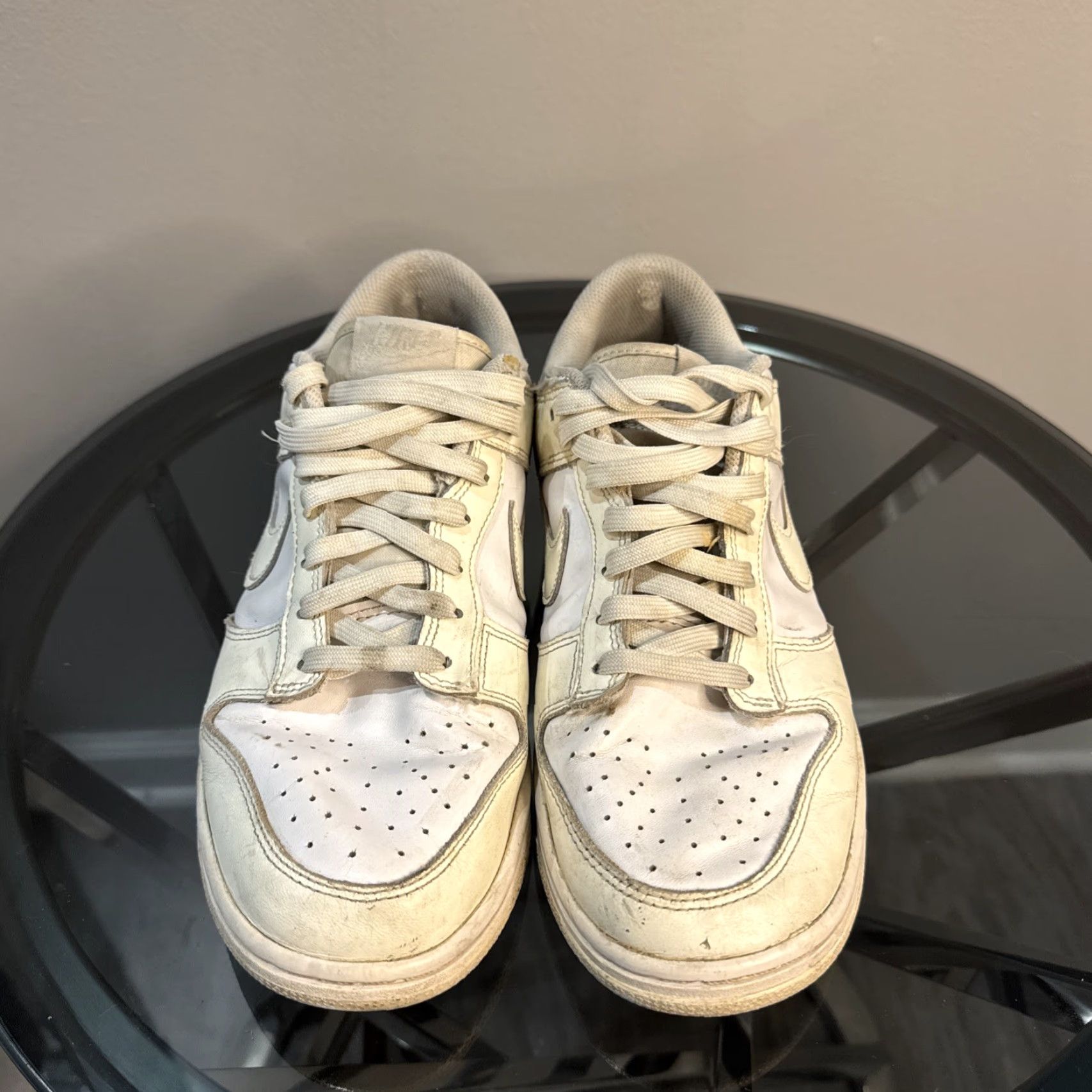 Nike DD1503-121 Nike Dunk Low Retro Coconut Milk Cream Sail Ivory Beige W Size 10.5 Women Sneaker Low Top Athletic Beige Nike Dunk Low Womens 10.5 Size US 11 / IT 41 - 4 Thumbnail