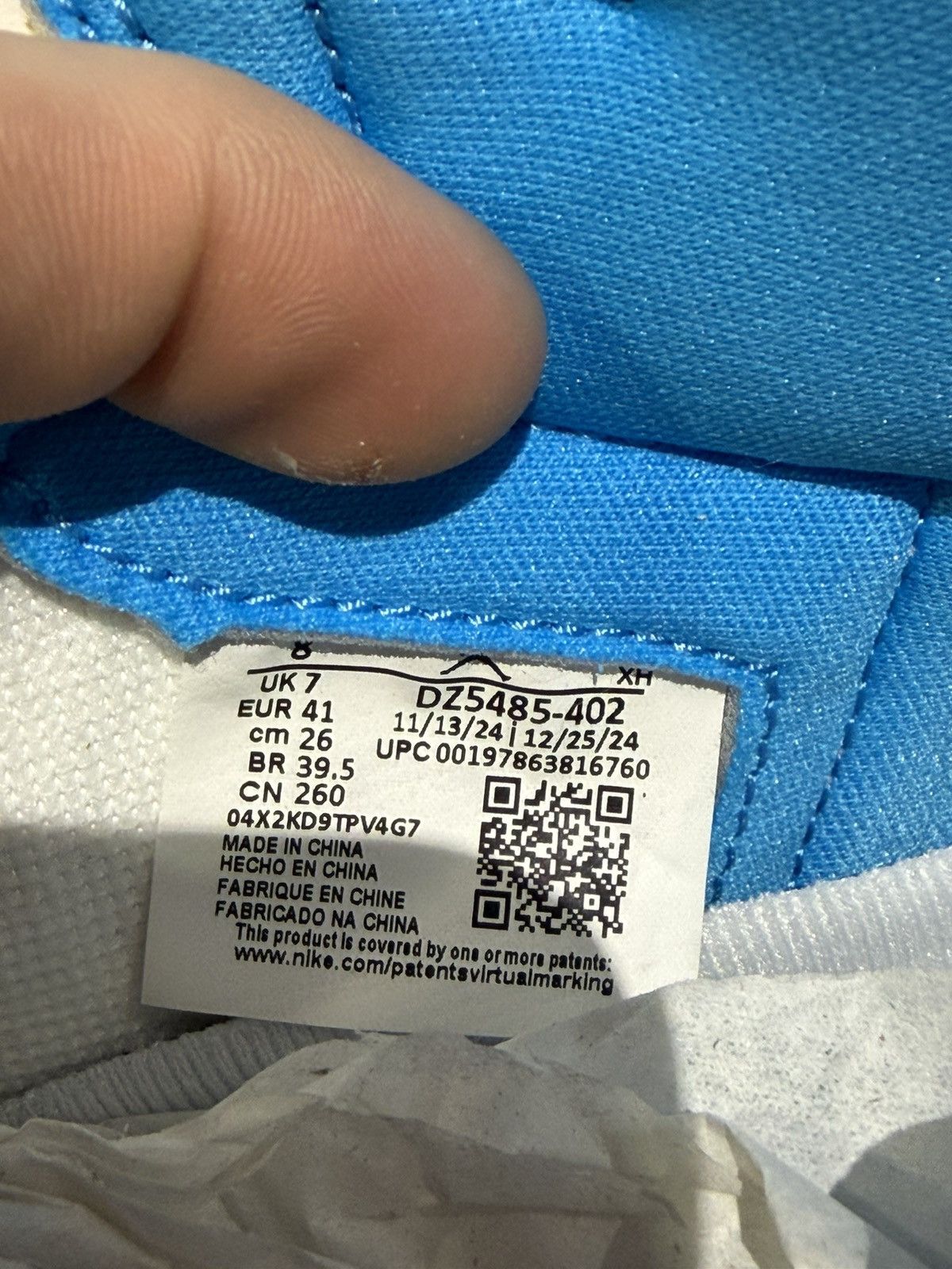 Jordan Brand Size 8 - Jordan 1 Retro High UNC Reimagined Size US 8 / EU 41 - 9 Thumbnail