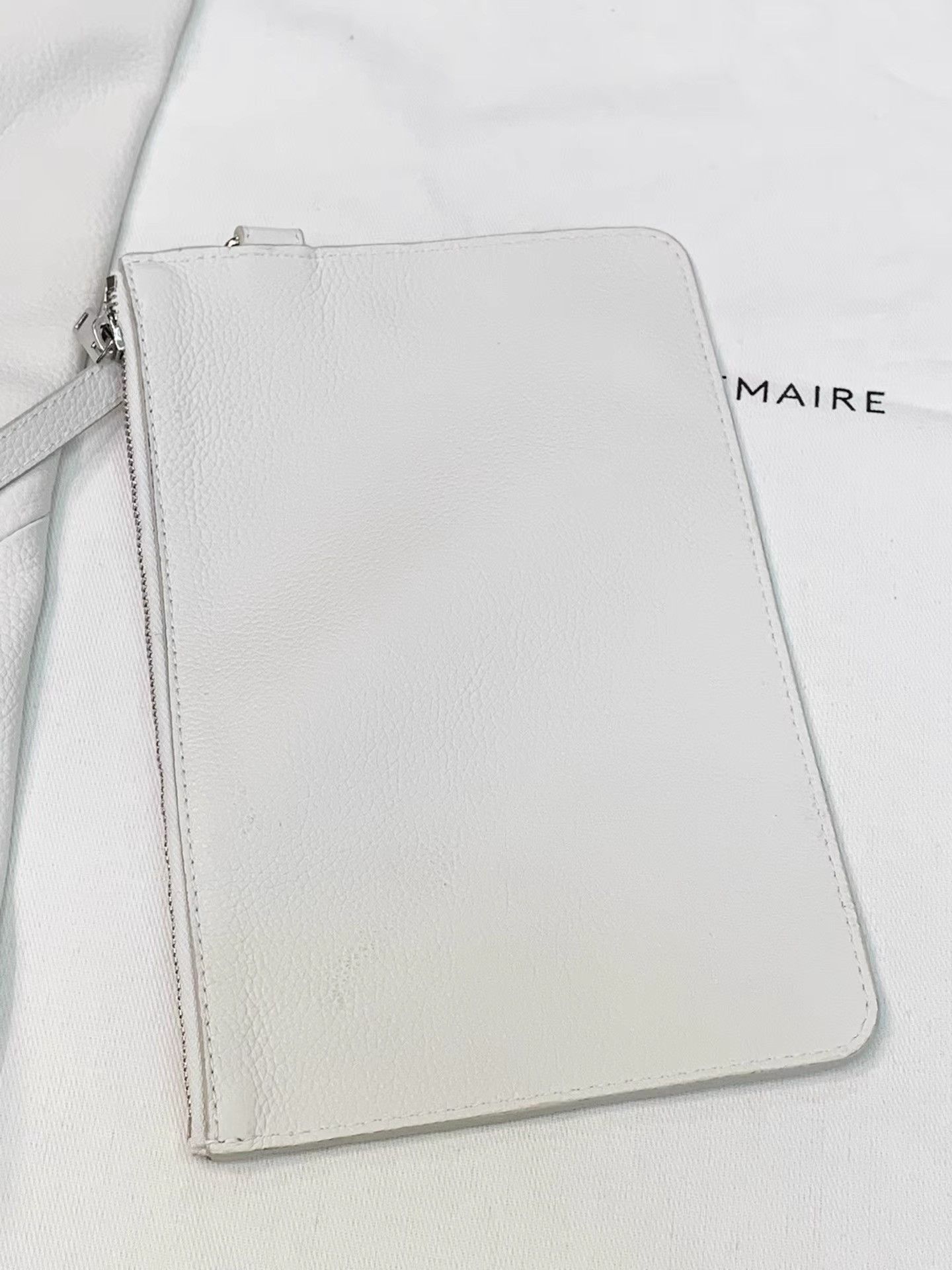 Lemaire Lemaire White Large Cowhide Croissant Bag K34 Size ONE SIZE - 6 Thumbnail