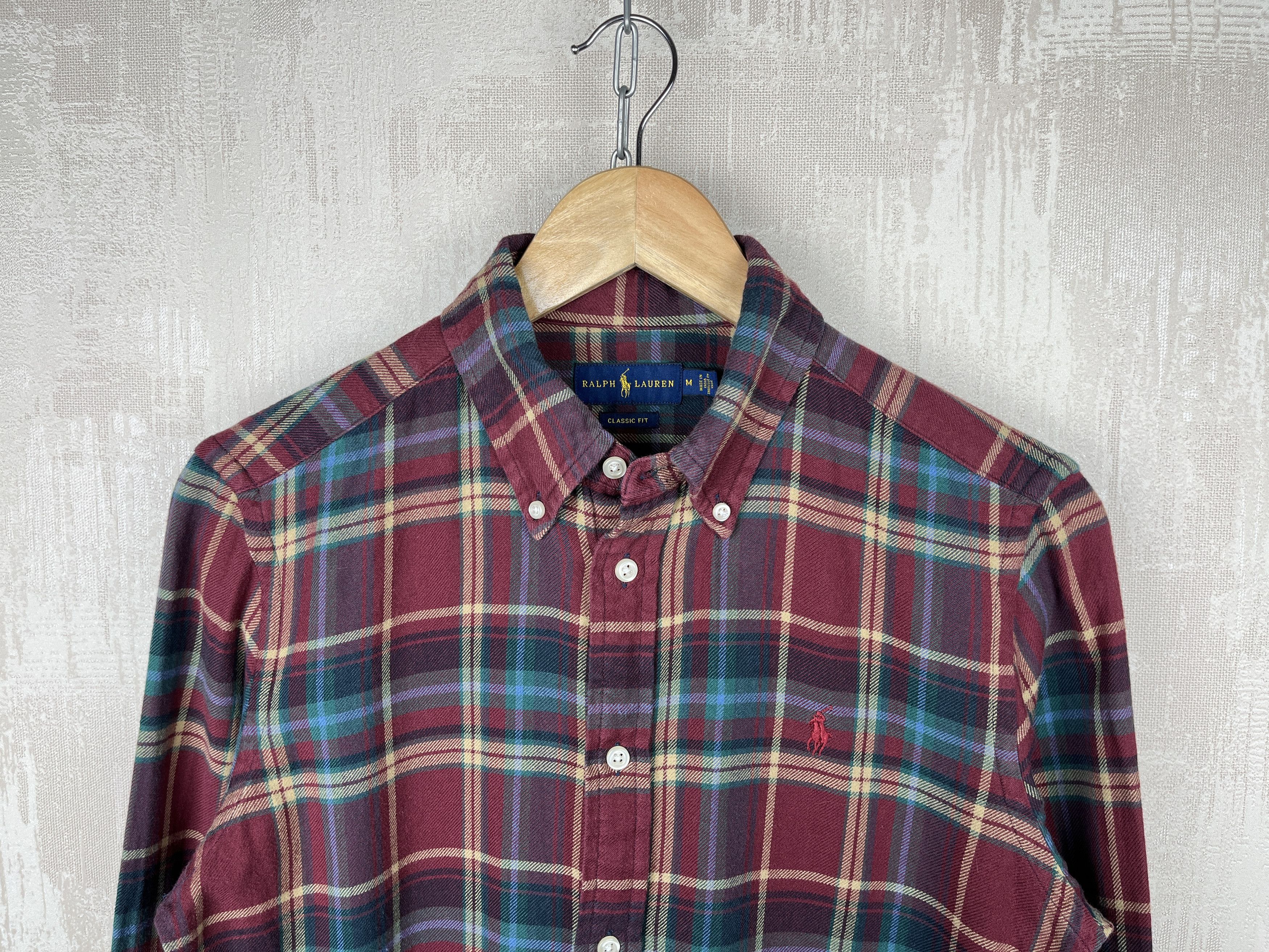 Ralph Lauren Ralph Lauren Check Plaid Flannel Long Sleeve Shirt Size S-M Size US M / EU 48-50 / 2 - 1 Thumbnail