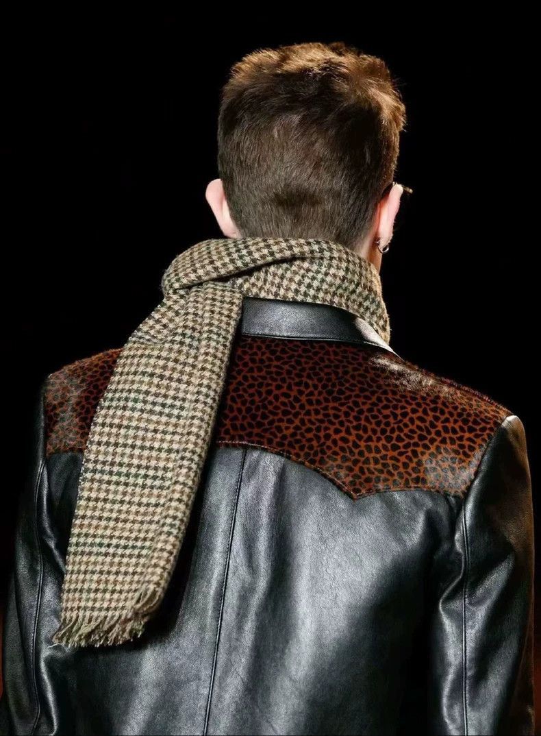 Saint Laurent Paris Saint Laurent Paris Leopard print spliced lamb wool jacket- Size US M / EU 48-50 / 2 - 8 Thumbnail