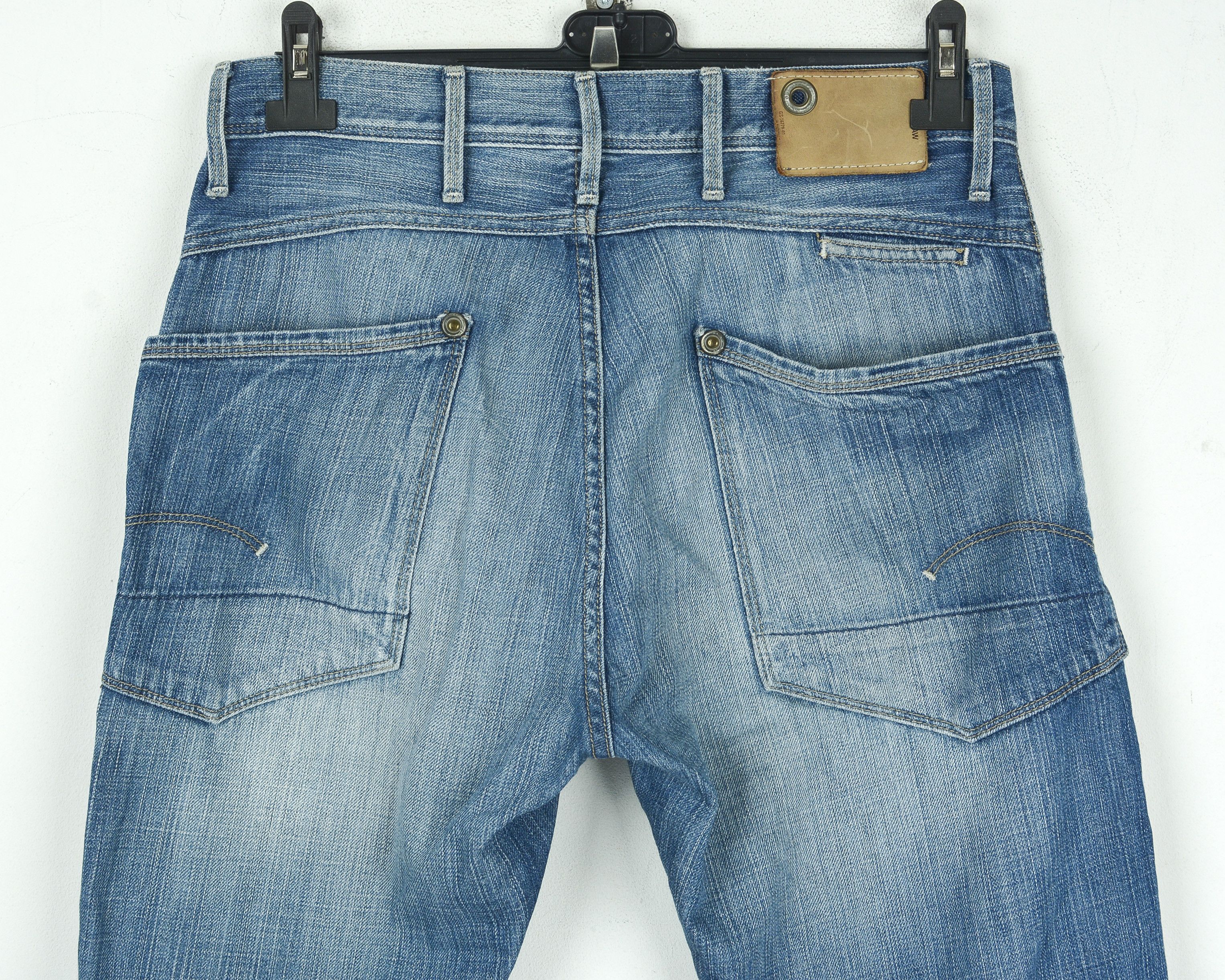 G-Star 3301 W31 L32 Jack Jeans Pant Trousers Button Blue Straight Size US 31 - 6 Thumbnail