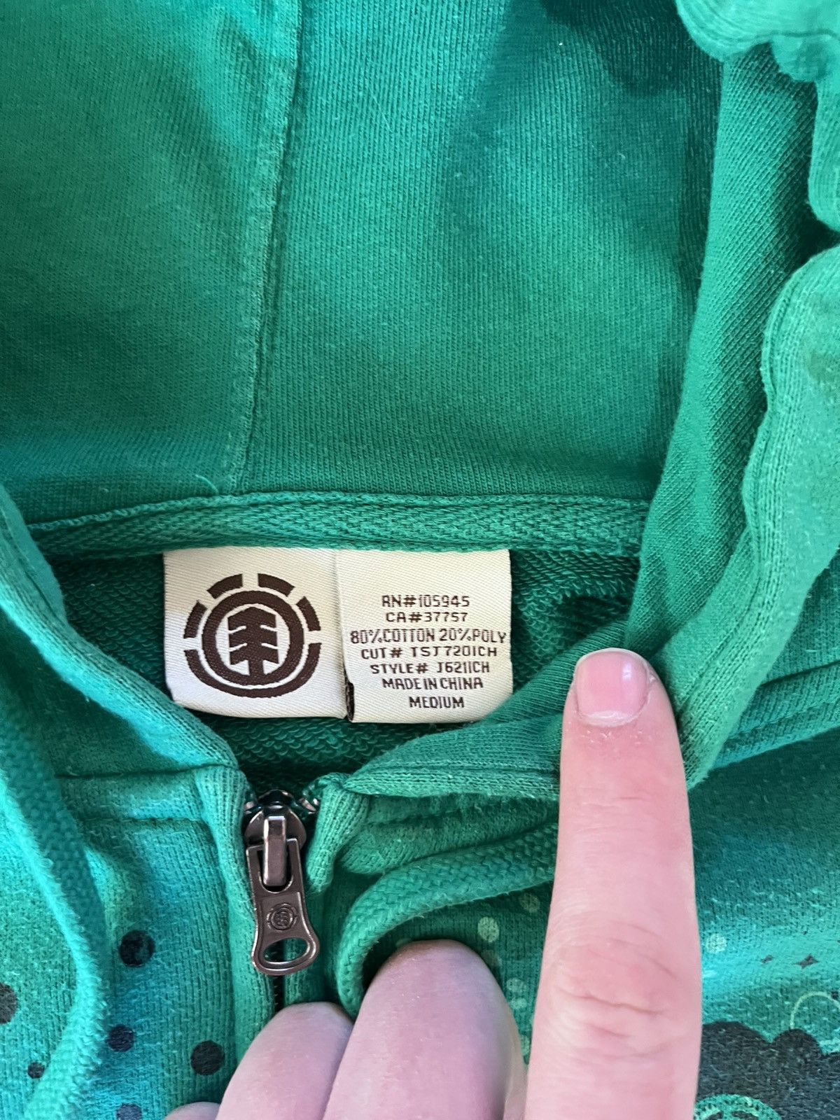Element Y2k element zip up hoodie Size M / US 6-8 / IT 42-44 - 3 Thumbnail