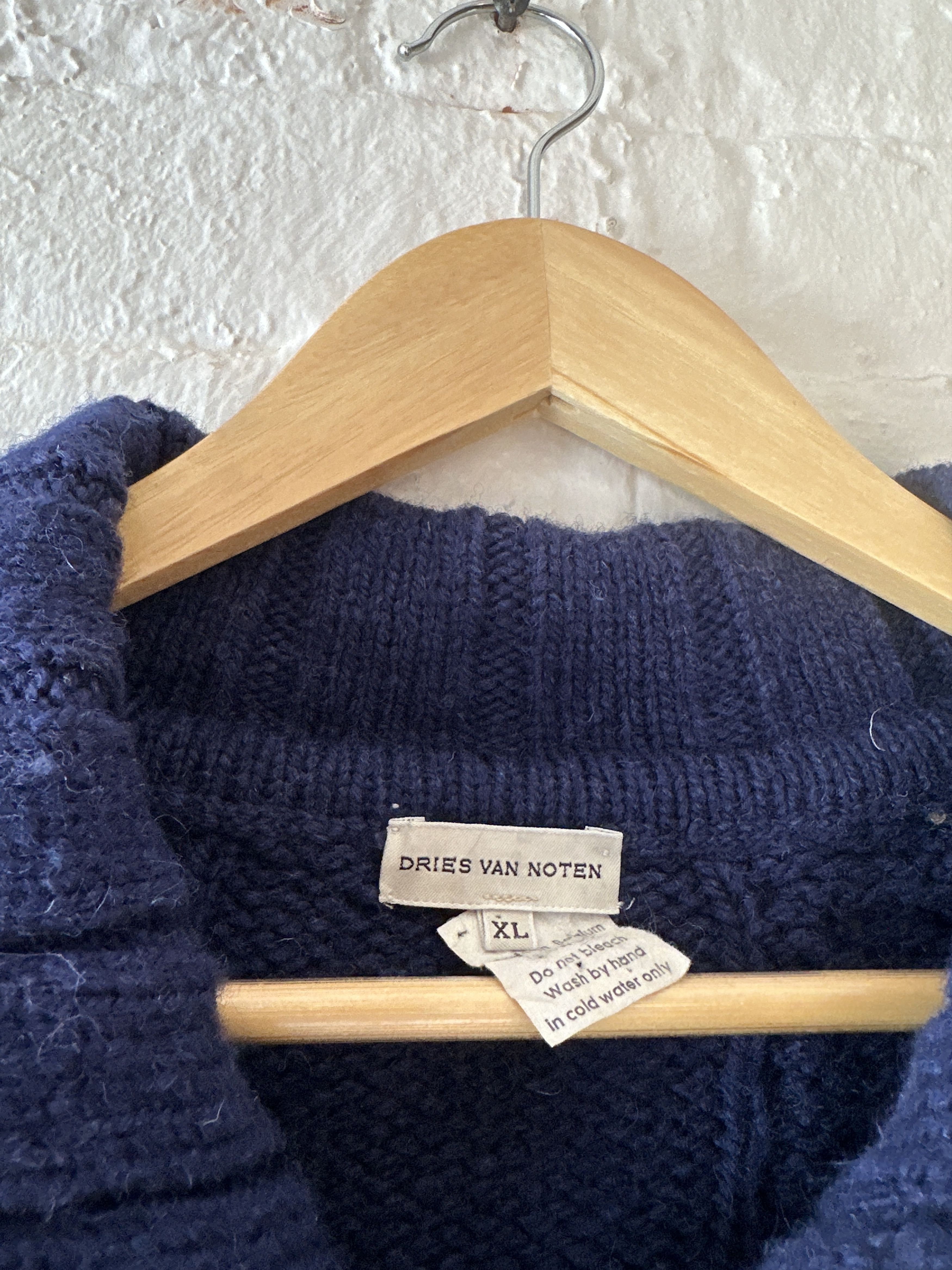 Dries Van Noten Dries Van Noten 1990s Wool Sweater Size US XL / EU 56 / 4 - 2 Thumbnail