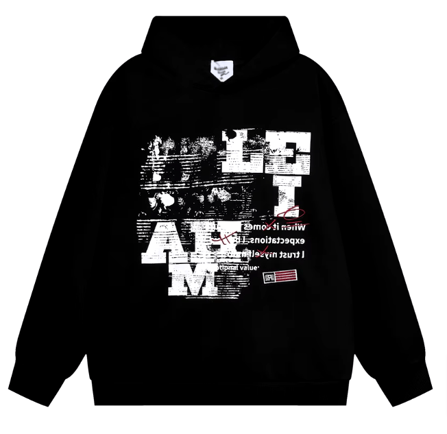 Japanese Brand × Vintage "AKHM -Black-L" Hoodie Size US L / EU 52-54 / 3 - 1 Thumbnail