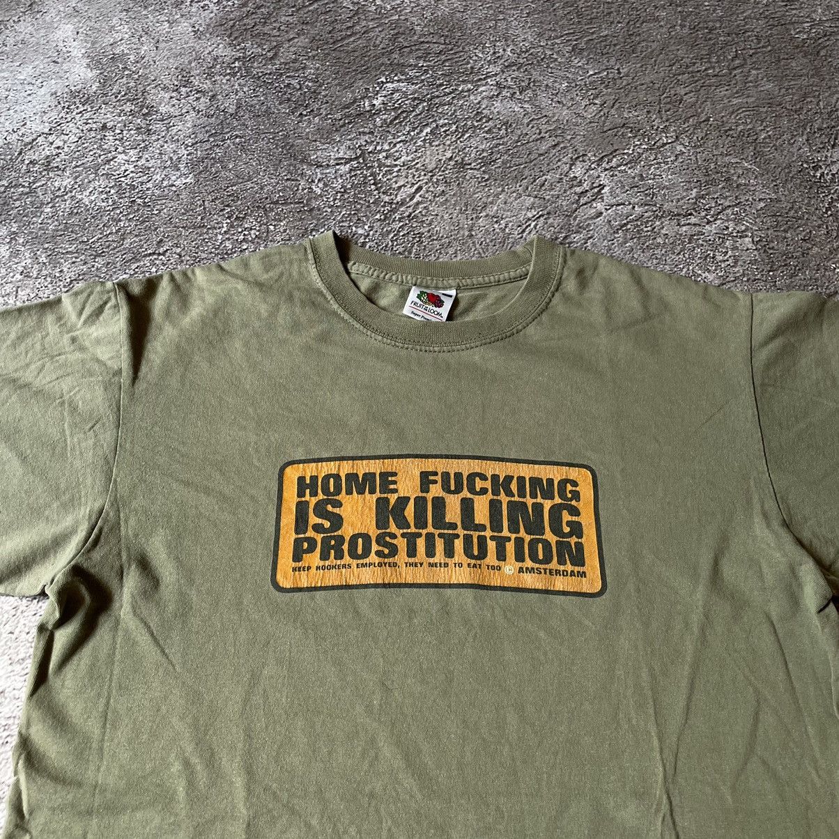 Vintage Vintage Y2K Sun Faded Graphic Tee Grunge Streetwear Slim M Size US M / EU 48-50 / 2 - 5 Thumbnail