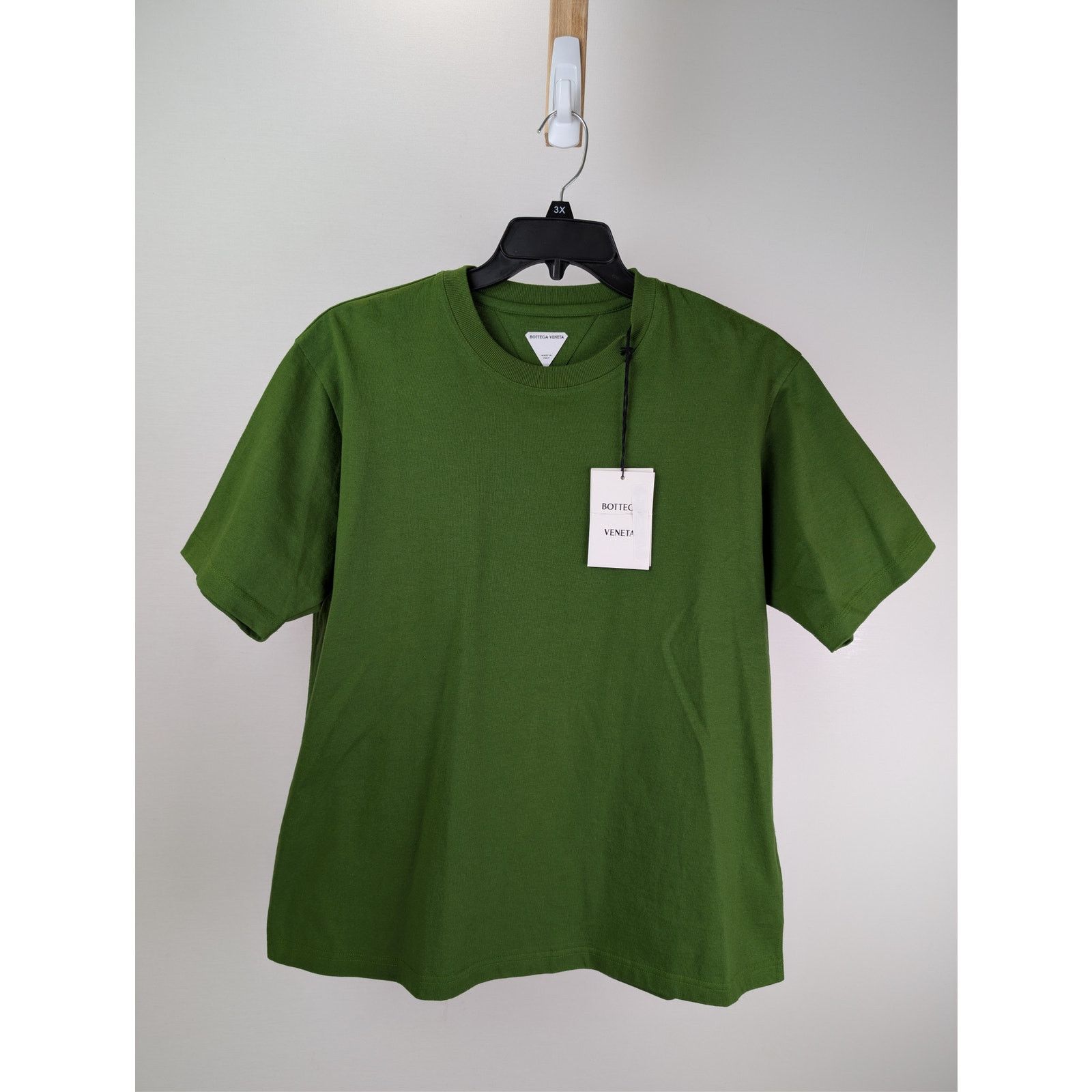 Bottega Veneta o1rshd1 Sunrise Light Cotton T-Shirt in Jalapeno Size US M / EU 48-50 / 2 - 8 Thumbnail