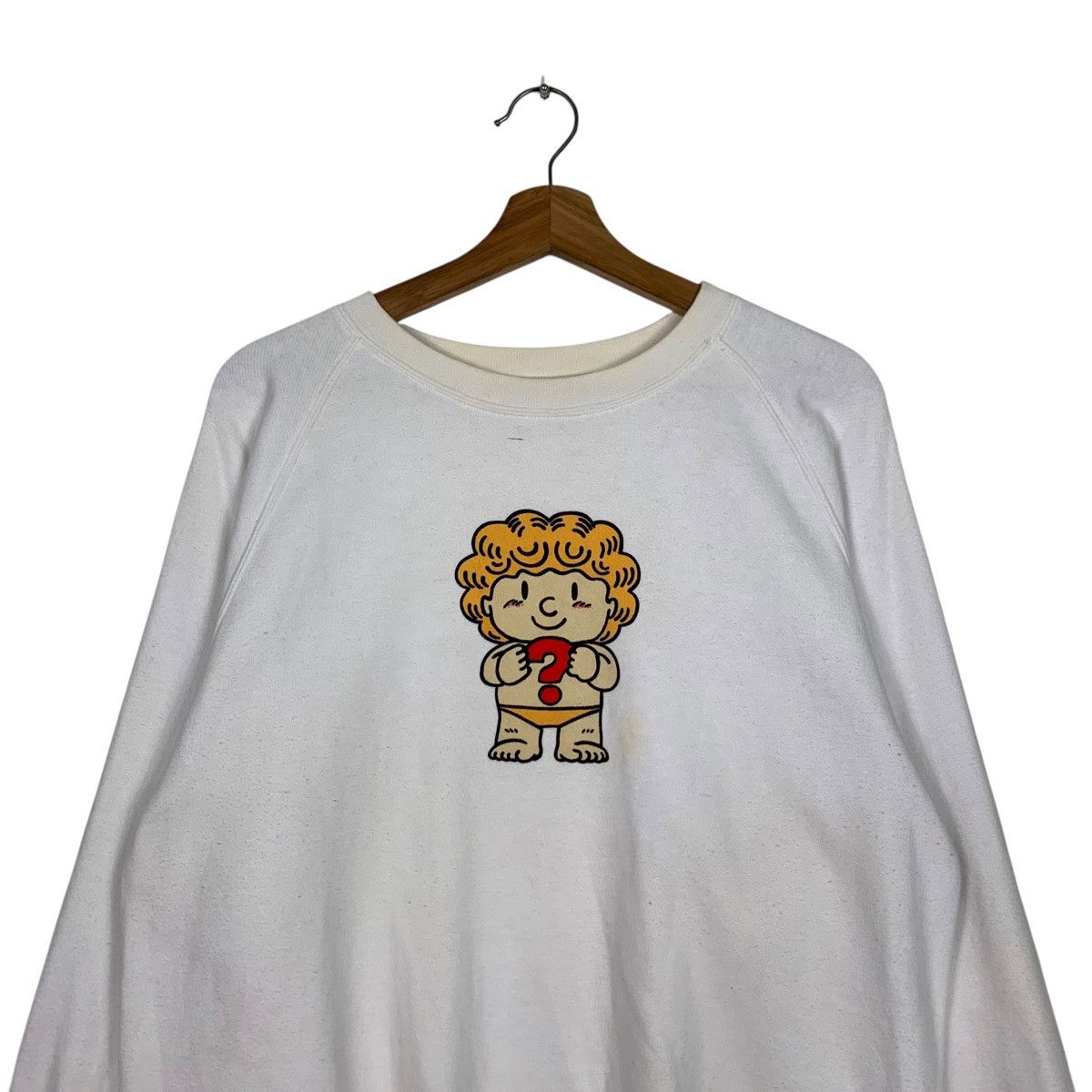Japanese Brand Mami Poko Angels Mirror Print Graphics Sweatshirts #1950-C85 Size US M / EU 48-50 / 2 - 2 Thumbnail