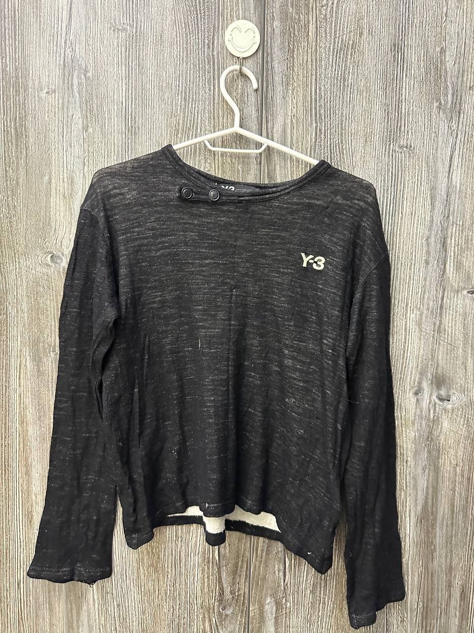 Adidas × Y-3 × Yohji Yamamoto Adidas Y-3 long sleeve vintage Size L / US 10 / IT 46 - 1 Thumbnail