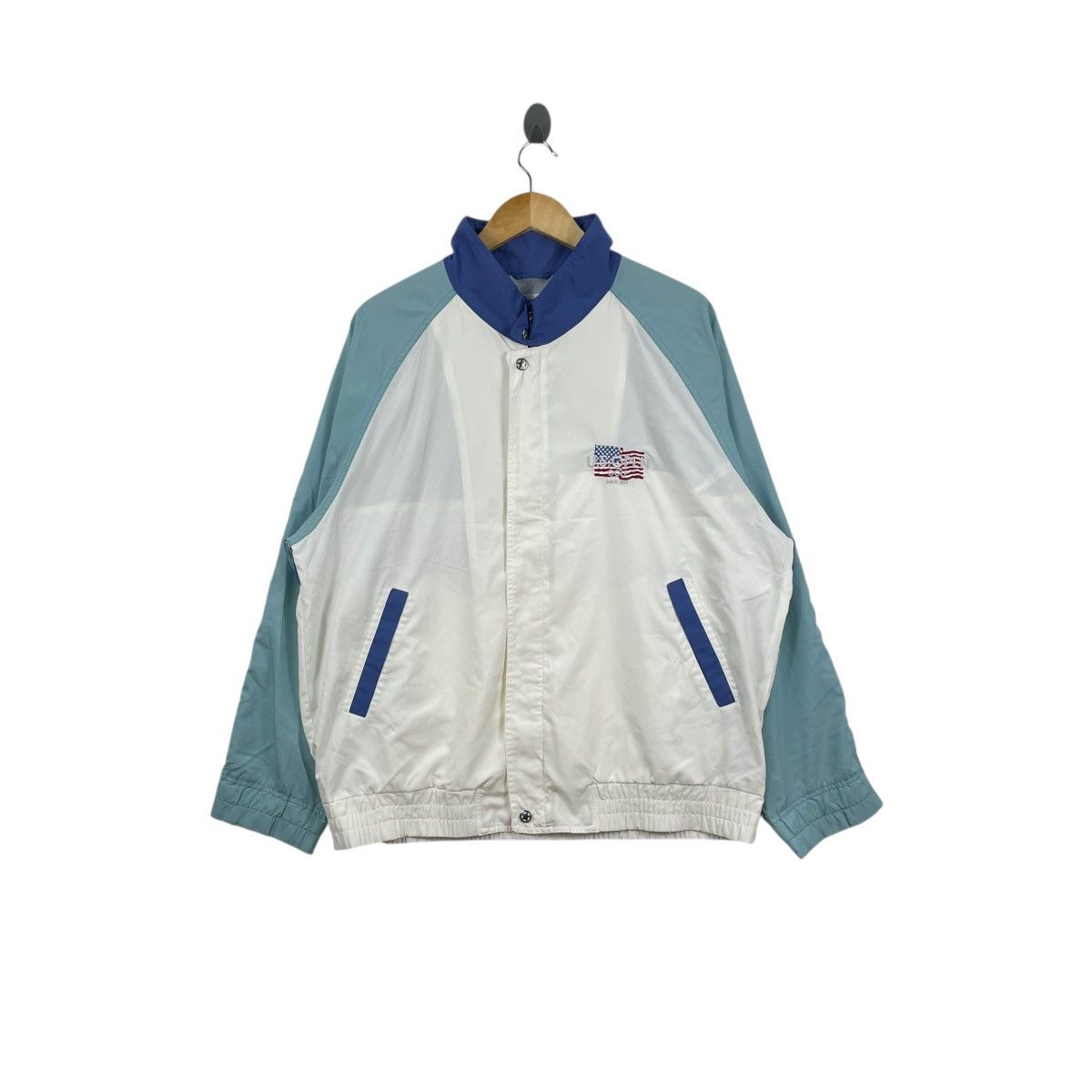 Vintage Vintage 90s U.S.OPEN Golf Windbreaker Jacket Size US L / EU 52-54 / 3 - 1 Thumbnail