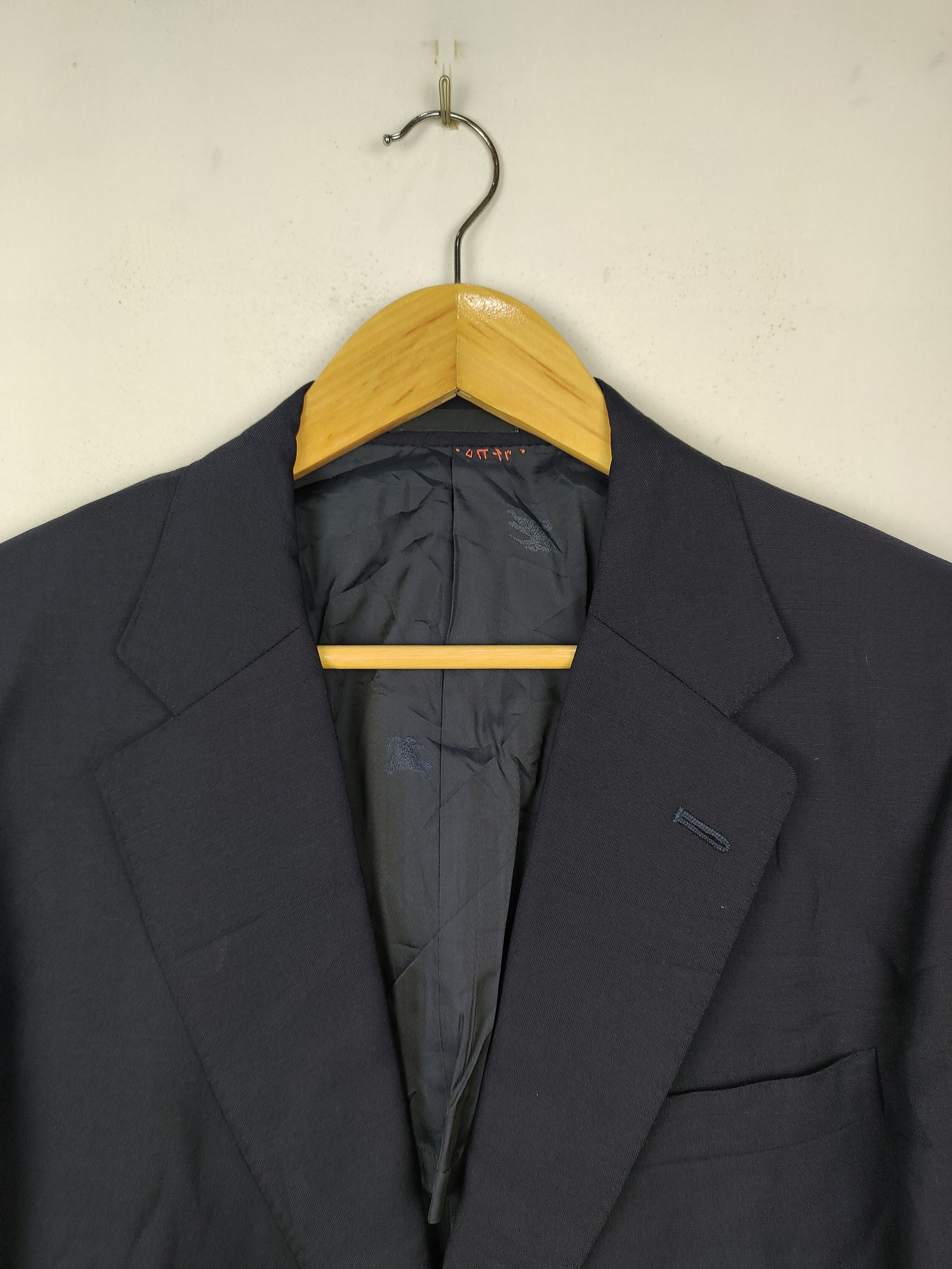 Burberry Burberrys London Wool & Mohair Blazer Jacket Size US L / EU 52-54 / 3 - 2 Thumbnail