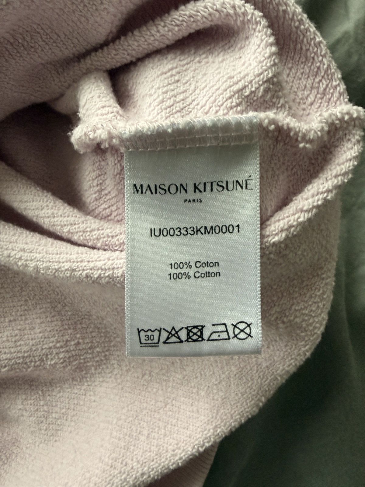 Maison Kitsune Maison Kitsuné Fox Patch Hoodie – Light Pink | Size L Size L / US 10 / IT 46 - 5 Thumbnail