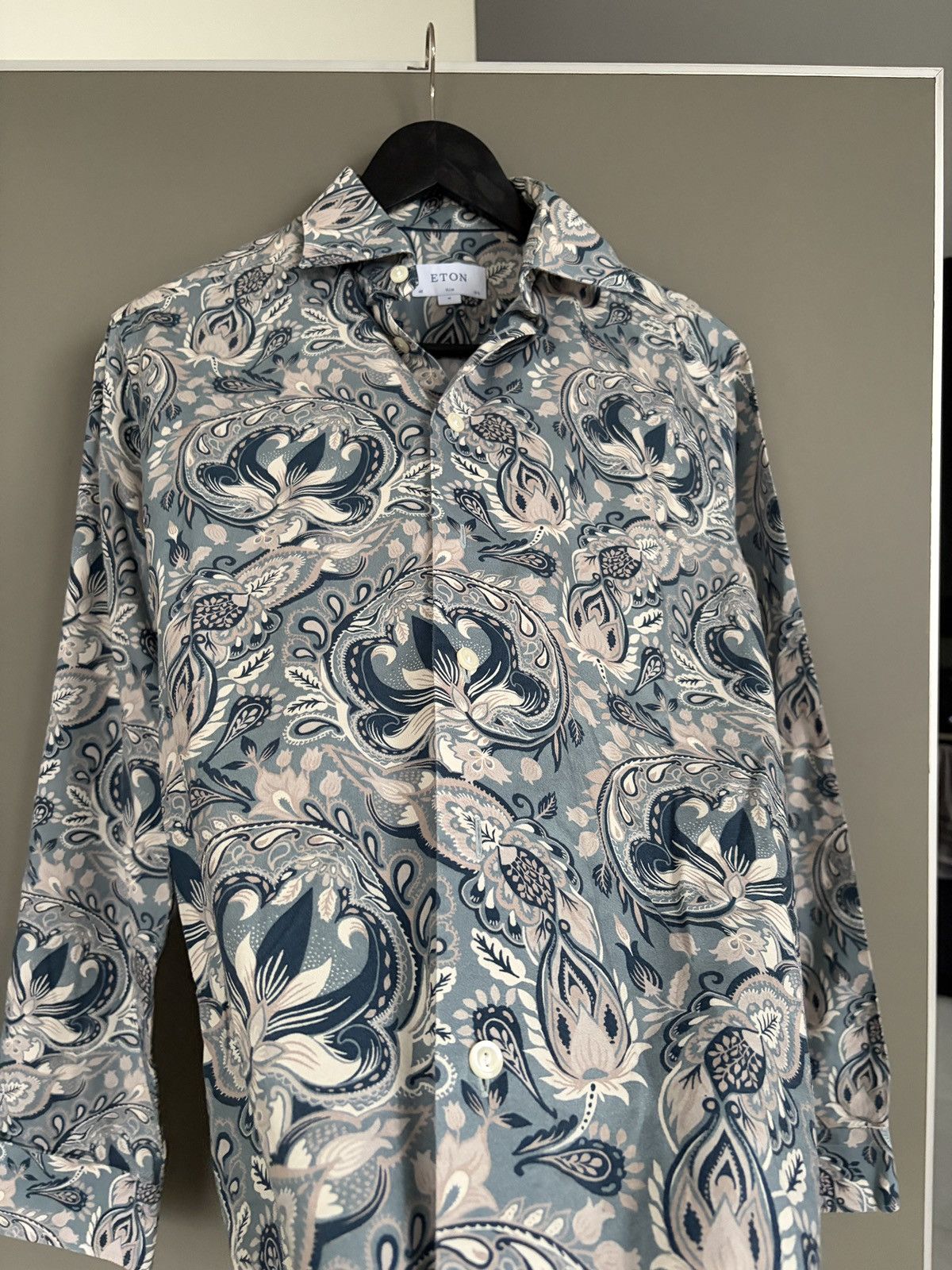 Eton ETON Paisley Classic Casual Shirt Slim Size US M / EU 48-50 / 2 - 8 Thumbnail