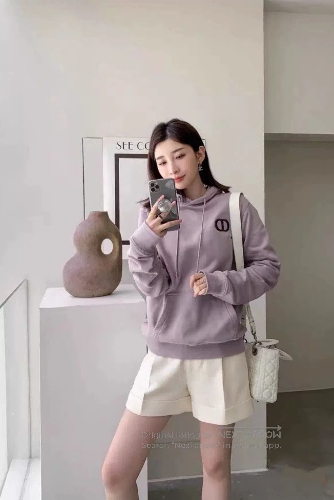Dior Dior CD Embroidered Hoodie. Size S / US 4 / IT 40 - 1 Thumbnail