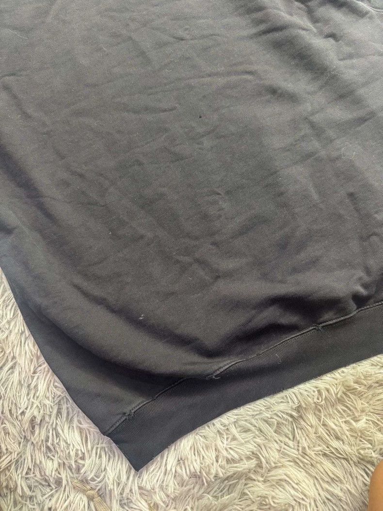 Balenciaga Balenciaga Distressed Black Hoodie Size US XXS / EU 40 - 9 Thumbnail