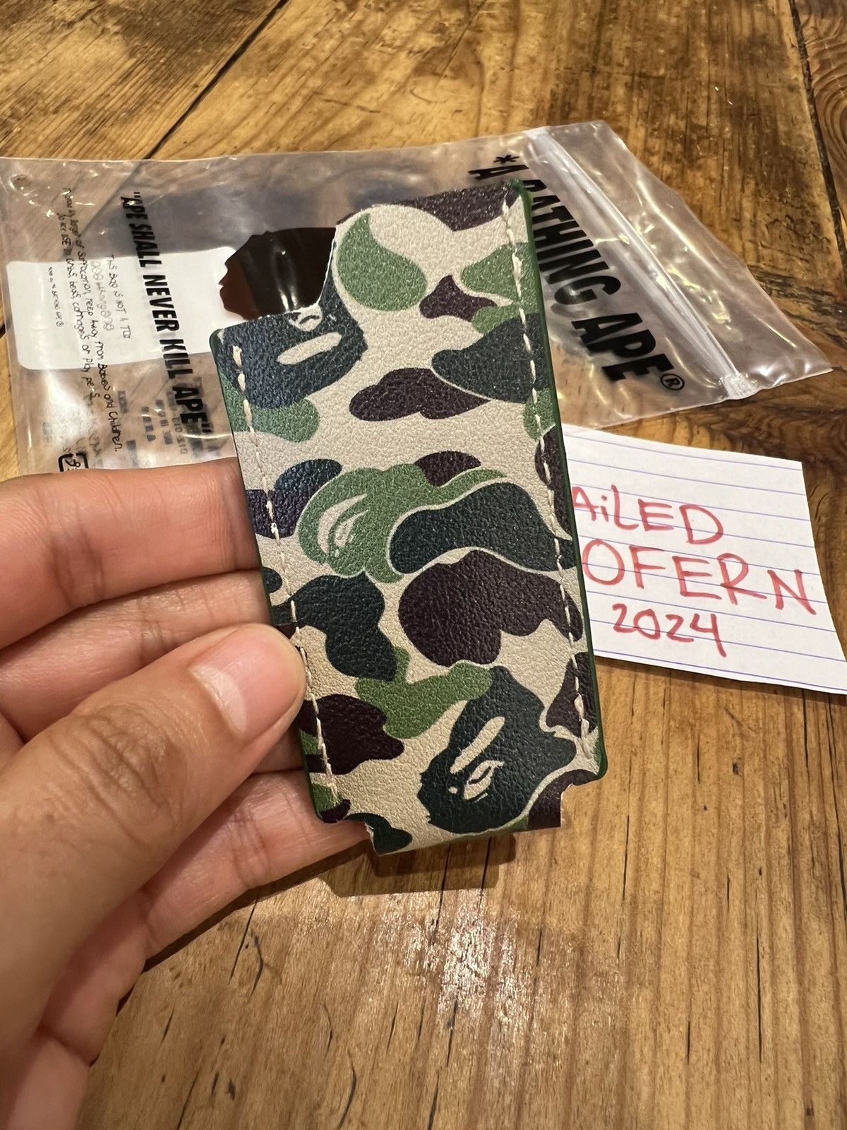 Bape BAPE CASE / SLEEVE GREEN CAMO Size ONE SIZE - 6 Thumbnail