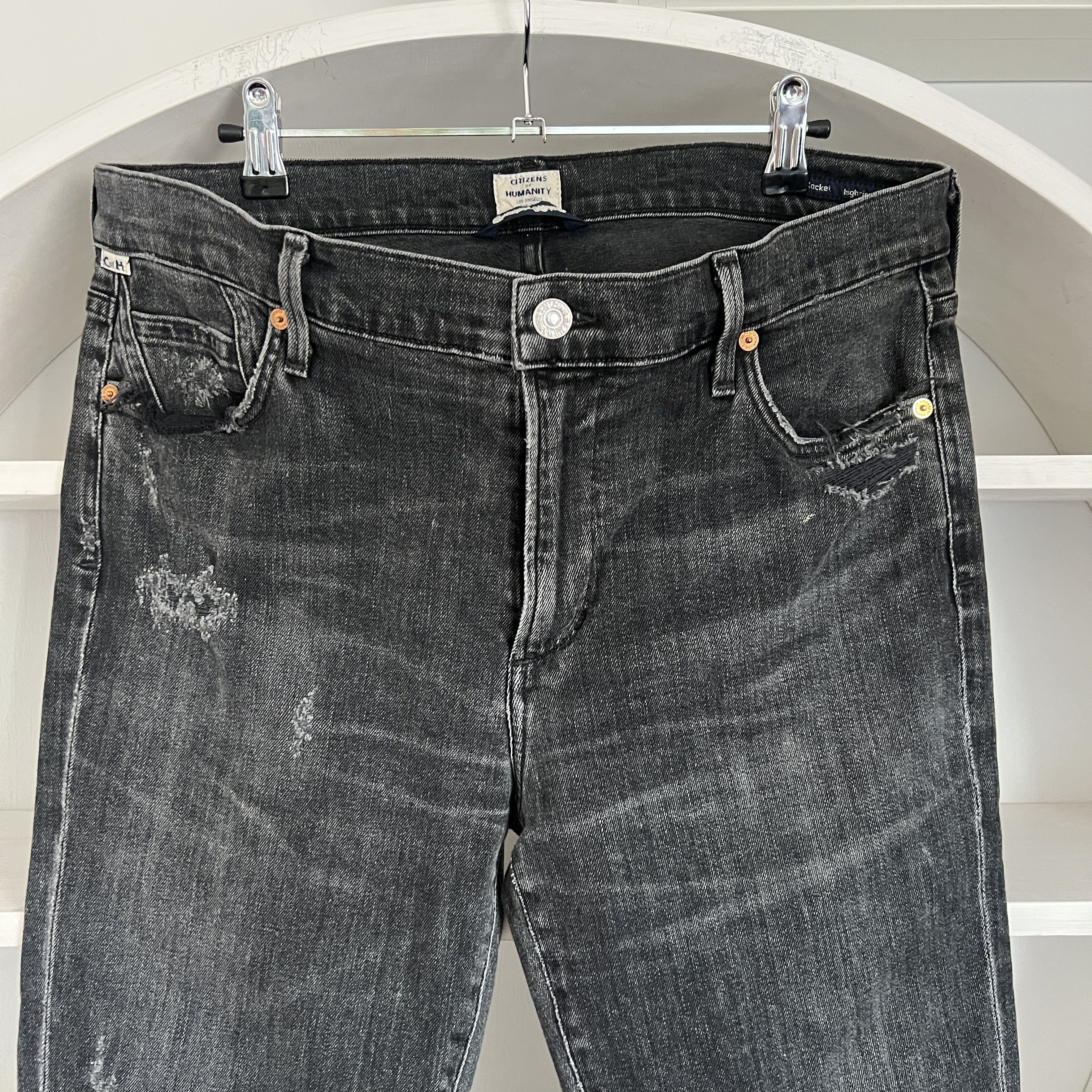 Citizens Of Humanity × Japanese Brand CITIZEN'S OF HUMANITY Rocket Skinny Dark Jeans Size 31 Size 31" - 2 Thumbnail