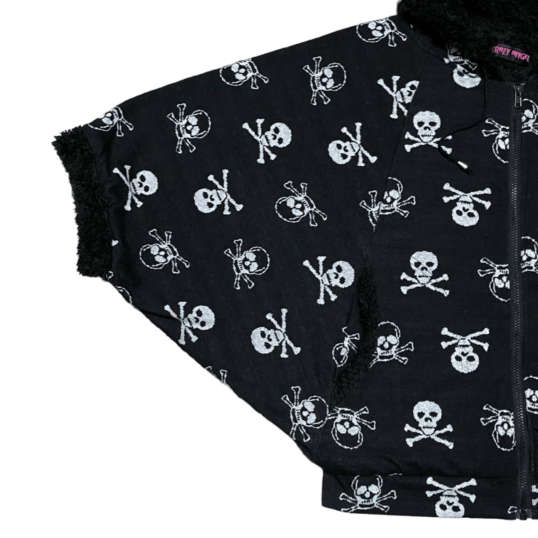 Angel Blue Seditionaries Crazy Angel Skulls Batwings Hoodie Size US M / EU 48-50 / 2 - 3 Thumbnail