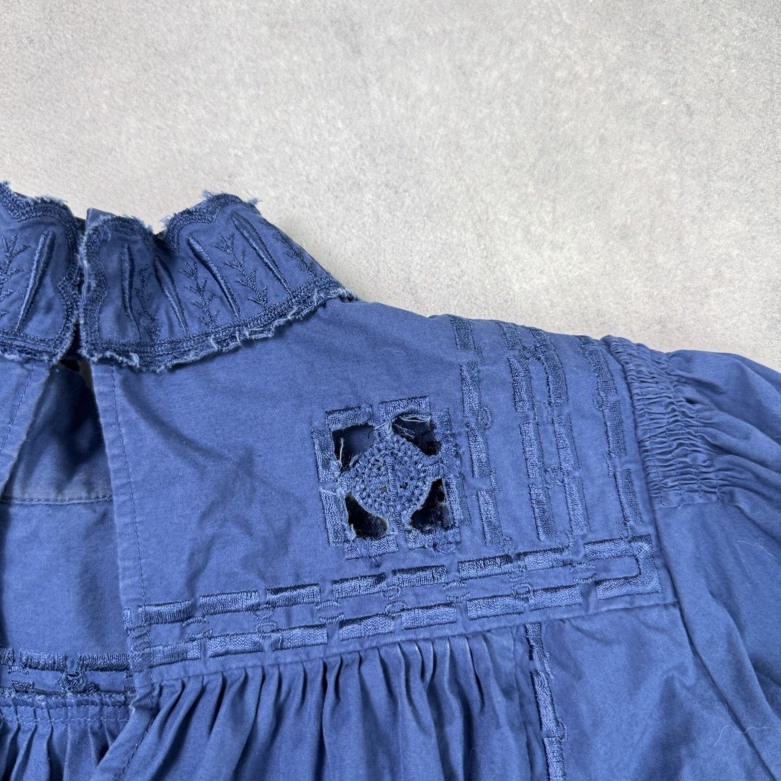 Isabel Marant Isabe Marant Women Blouse Blue Size 38 Cotton Size XS / US 0-2 / IT 36-38 - 20 Thumbnail
