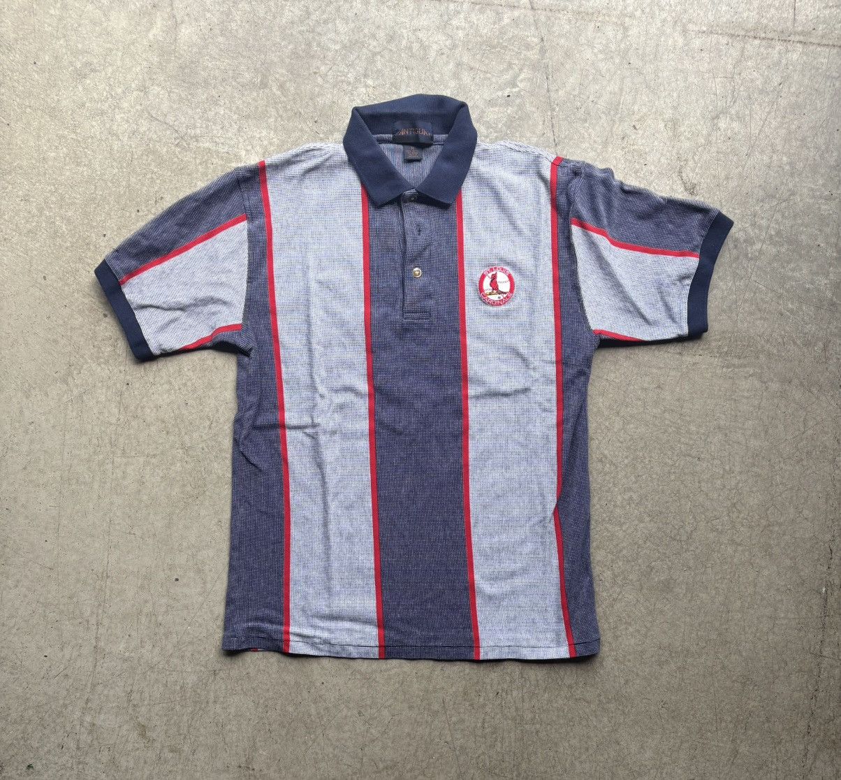 MLB Vintage 1990's St. Louis Cardinals Polo Shirt Size US M / EU 48-50 / 2 - 1 Thumbnail