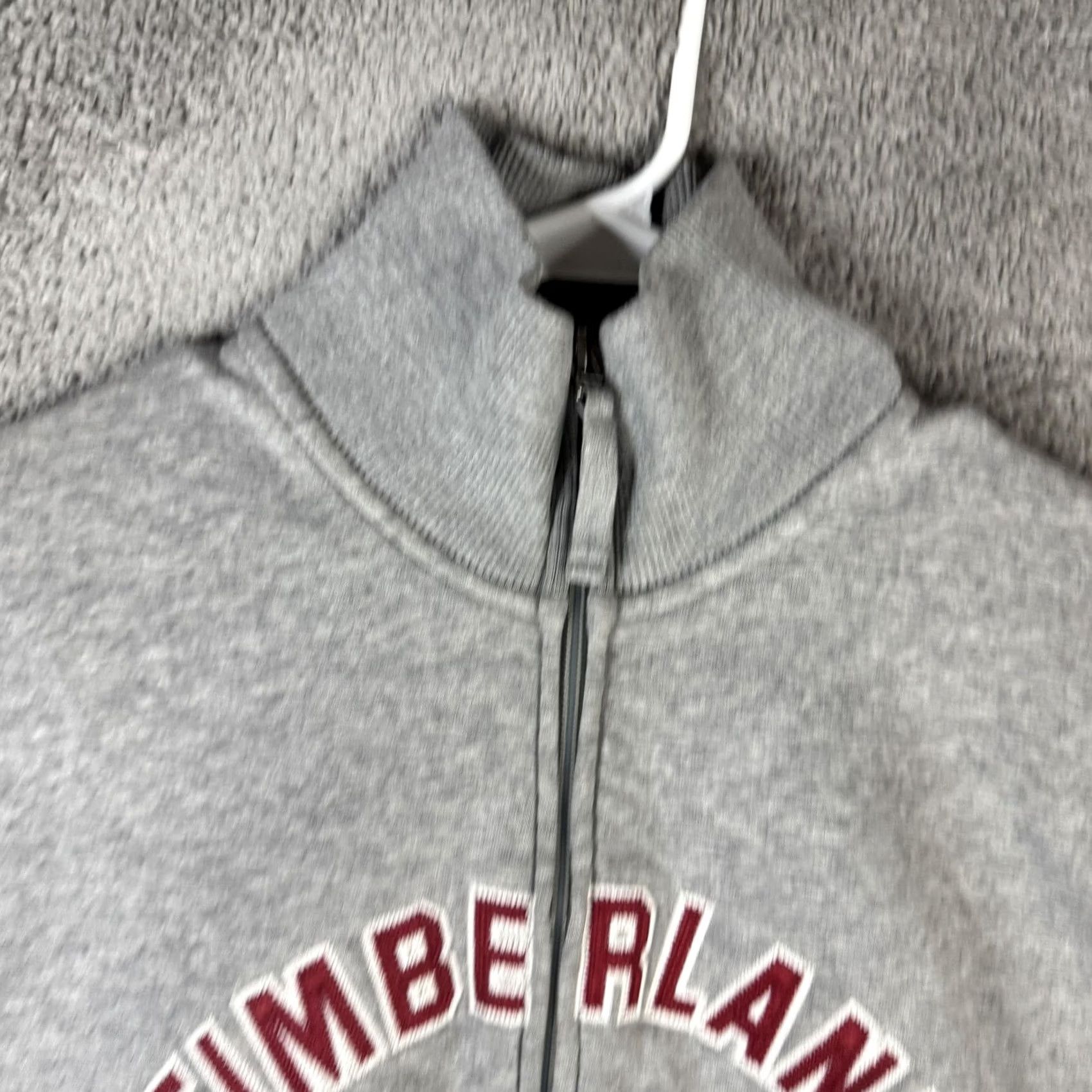 Timberland Timberland Sweatshirt Mens Large Gray Full Zip Fleece Stand Collar Logo Track Size US L / EU 52-54 / 3 - 7 Thumbnail