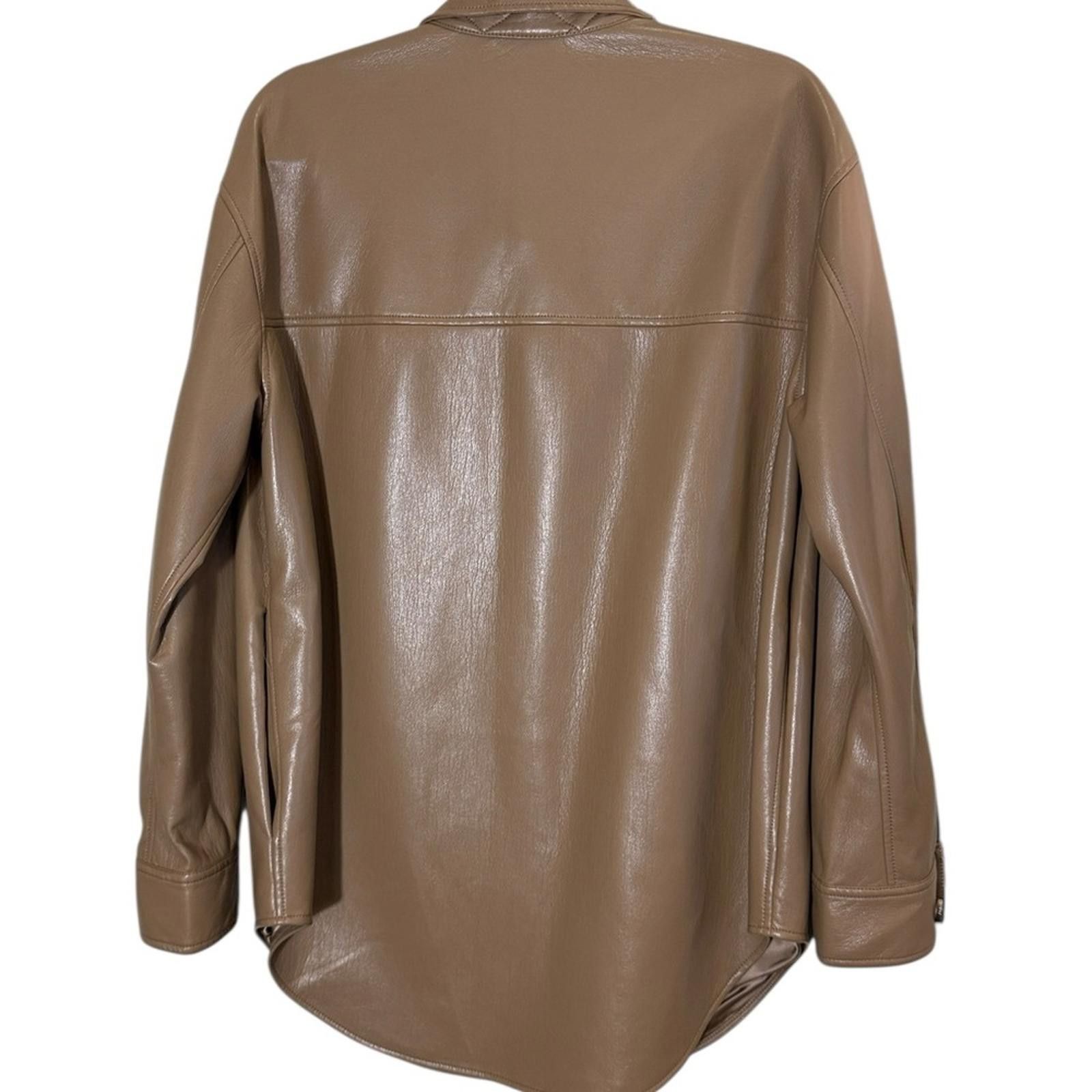 Other Wilfred Aritzia Women’s The Ganna Faux Leather Shacket Sz S Size S / US 4 / IT 40 - 3 Thumbnail